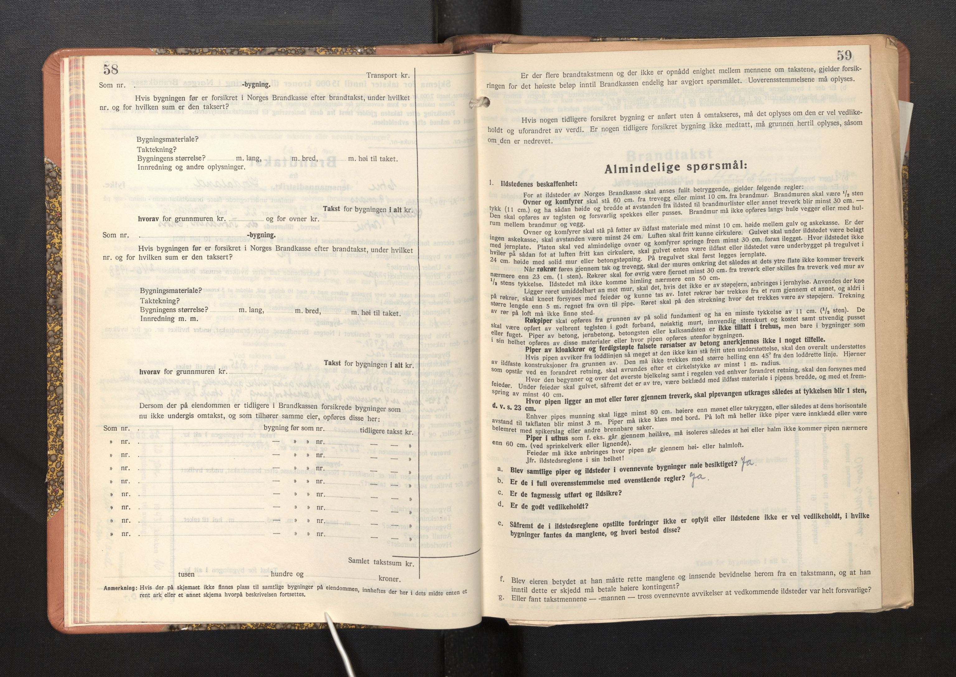 Lensmannen i Etne, AV/SAB-A-31601/0012/L0002: Branntakstprotokoll, skjematakst, 1939-1948, s. 58-59