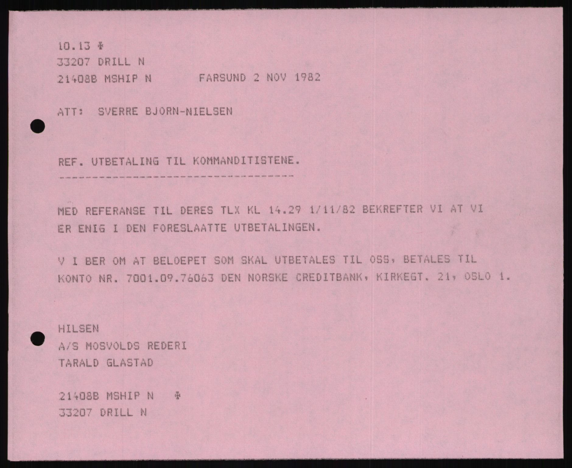 Pa 1503 - Stavanger Drilling AS, AV/SAST-A-101906/D/L0006: Korrespondanse og saksdokumenter, 1974-1984, s. 302