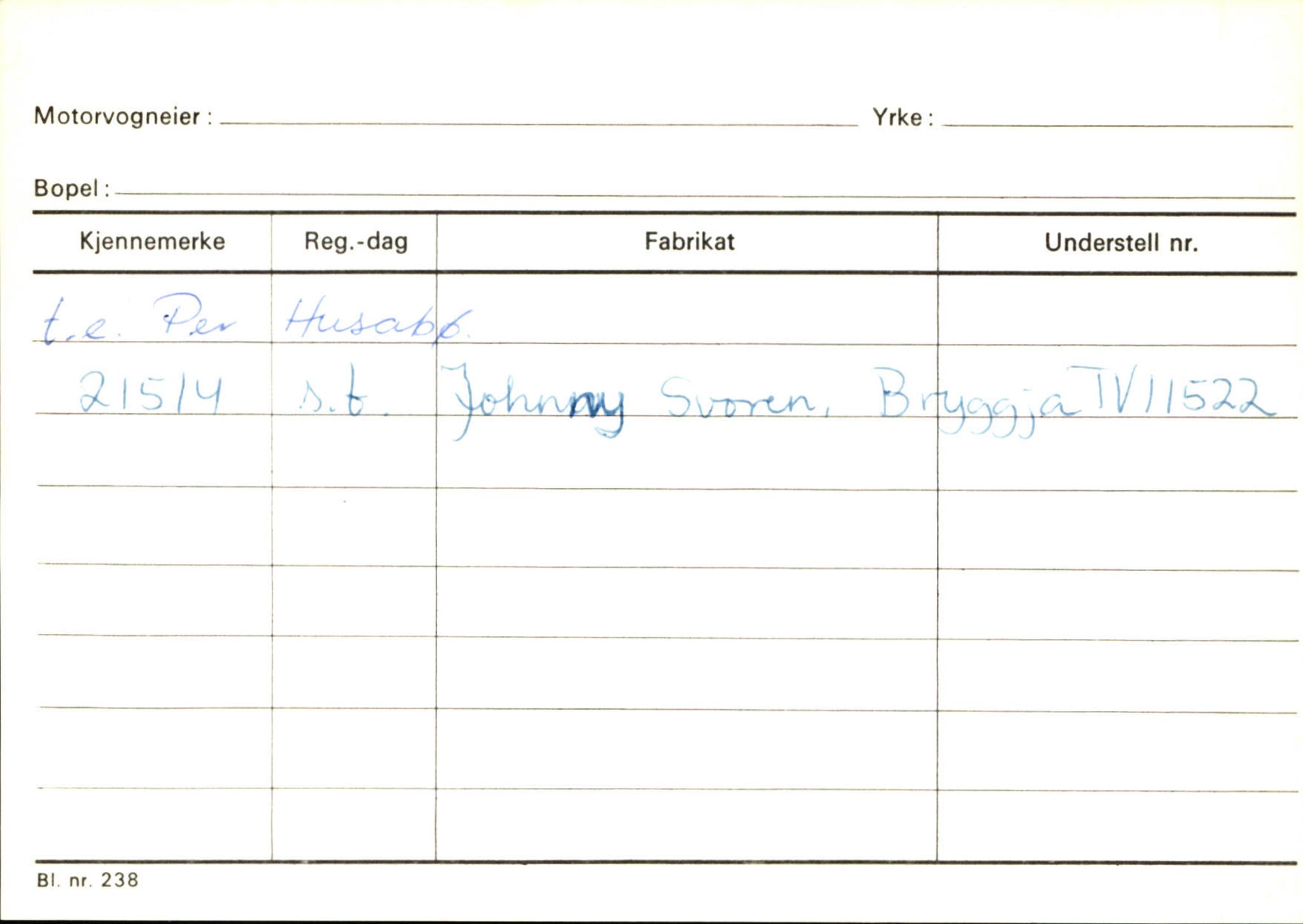 Statens vegvesen, Sogn og Fjordane vegkontor, AV/SAB-A-5301/4/F/L0125: Eigarregister Sogndal V-Å. Aurland A-Å. Fjaler A-N, 1945-1975, s. 340