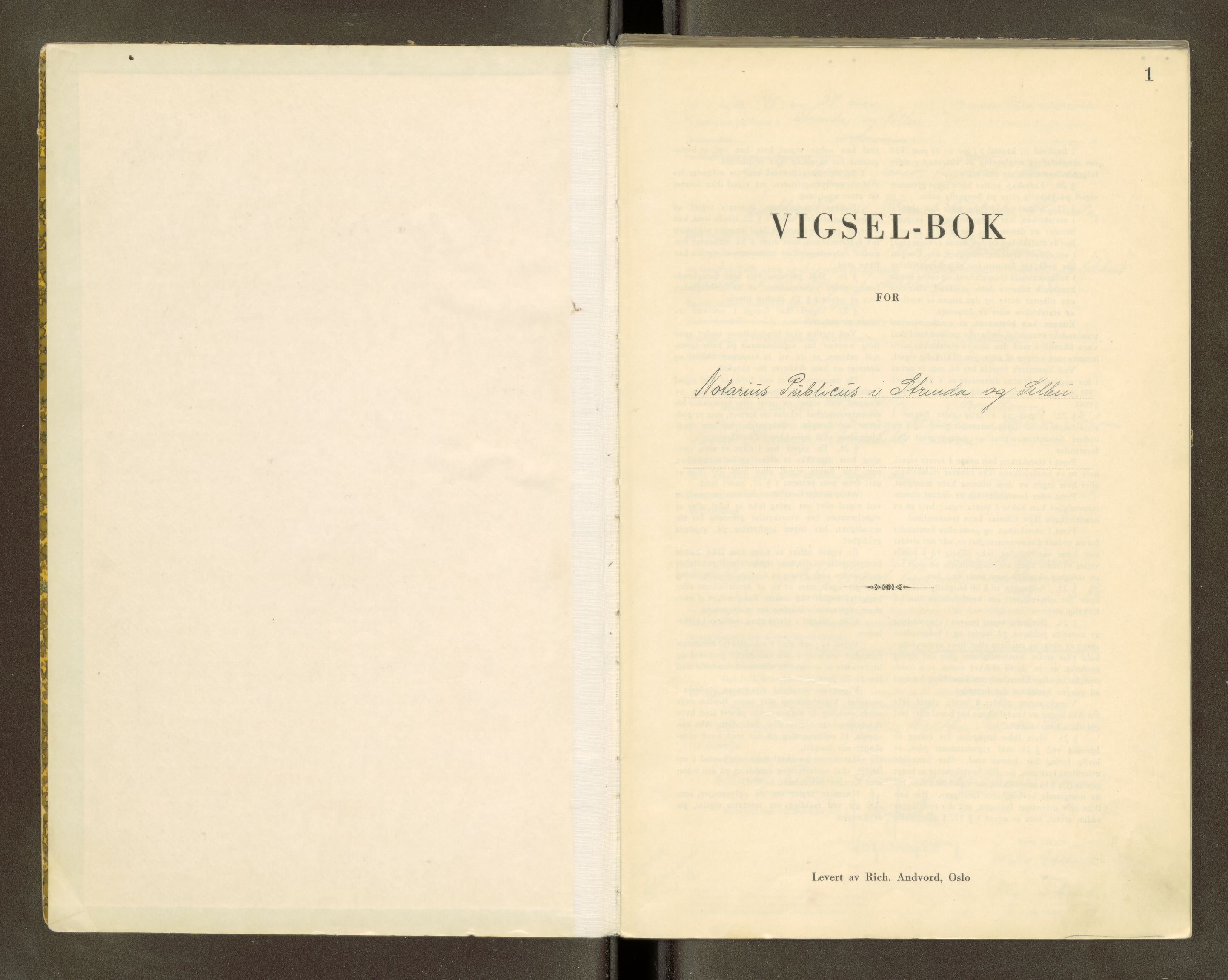 Strinda og Selbu sorenskriveri, AV/SAT-A-0015/6/6D/L0007: Vigselsbok, 1944-1945