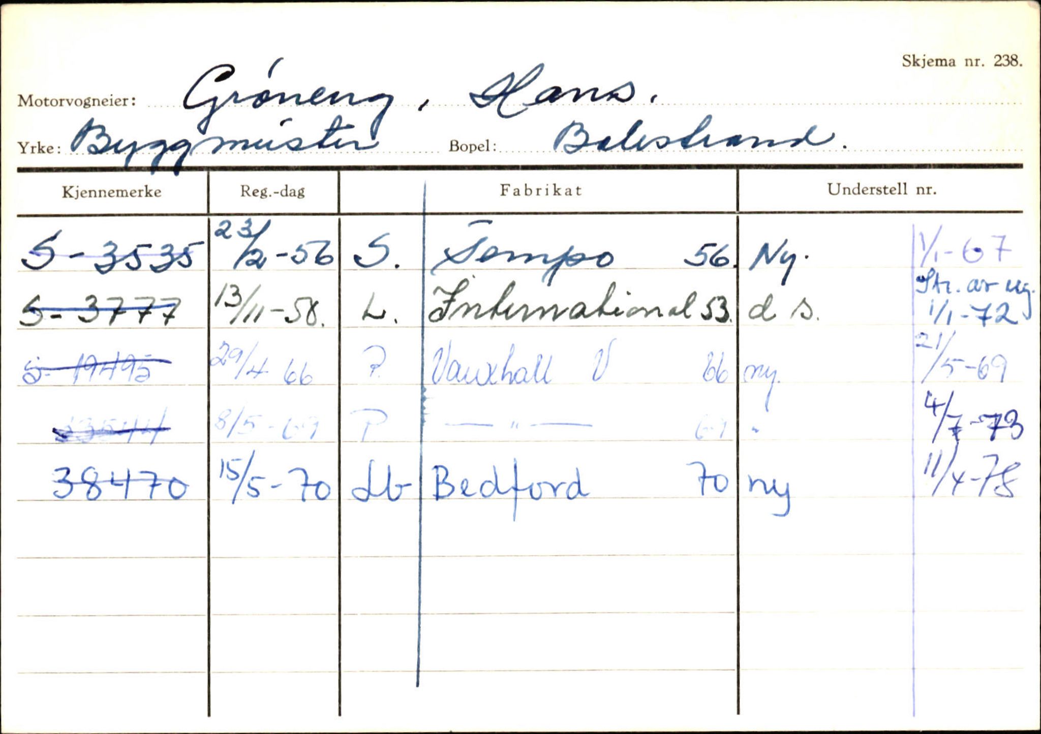 Statens vegvesen, Sogn og Fjordane vegkontor, AV/SAB-A-5301/4/F/L0132: Eigarregister Askvoll A-Å. Balestrand A-Å, 1945-1975, s. 1771