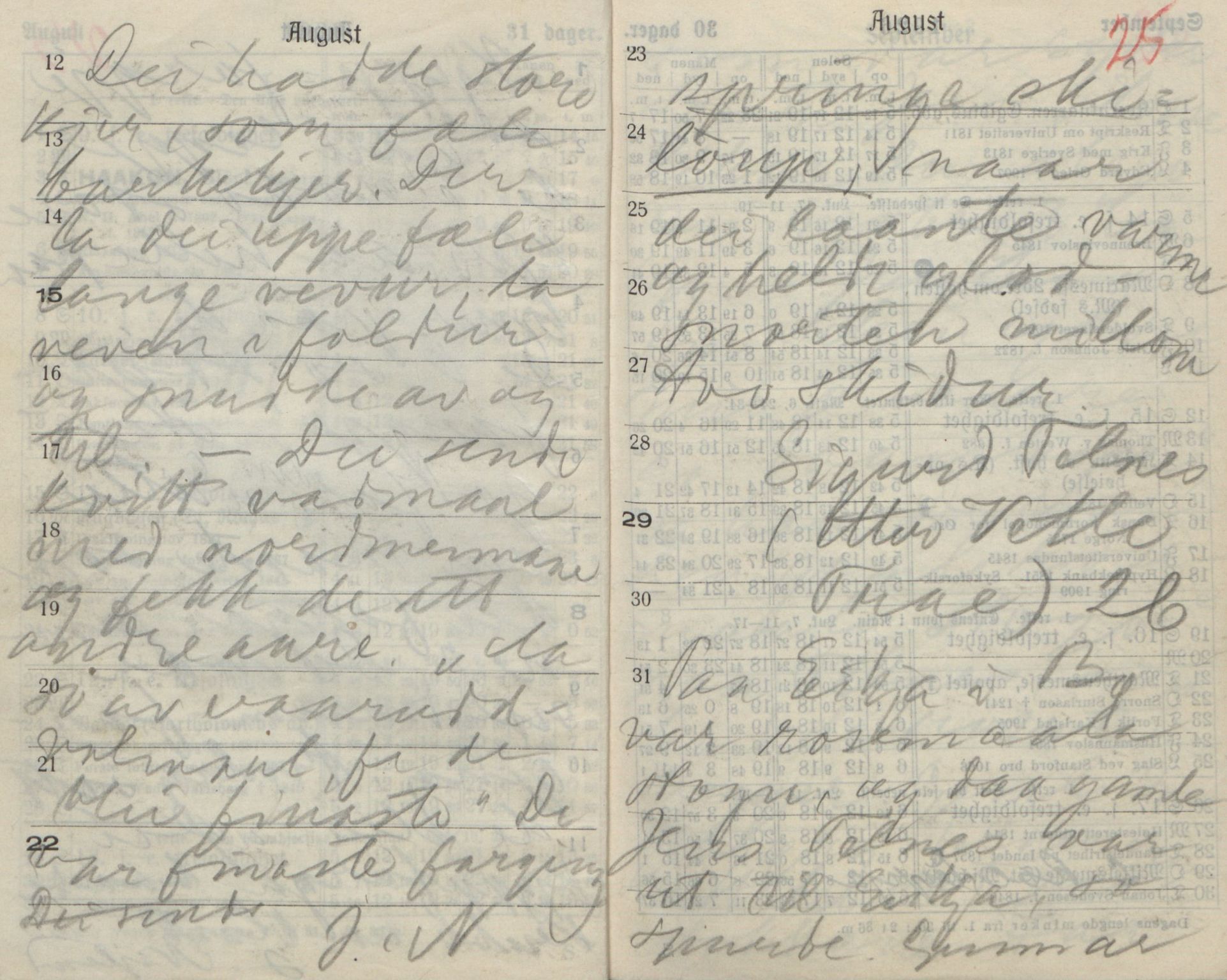 Rikard Berge, TEMU/TGM-A-1003/F/L0017/0011: 551-599 / 561 Ymse oppskriftar + brev til Berge, 1910-1950, s. 24-25