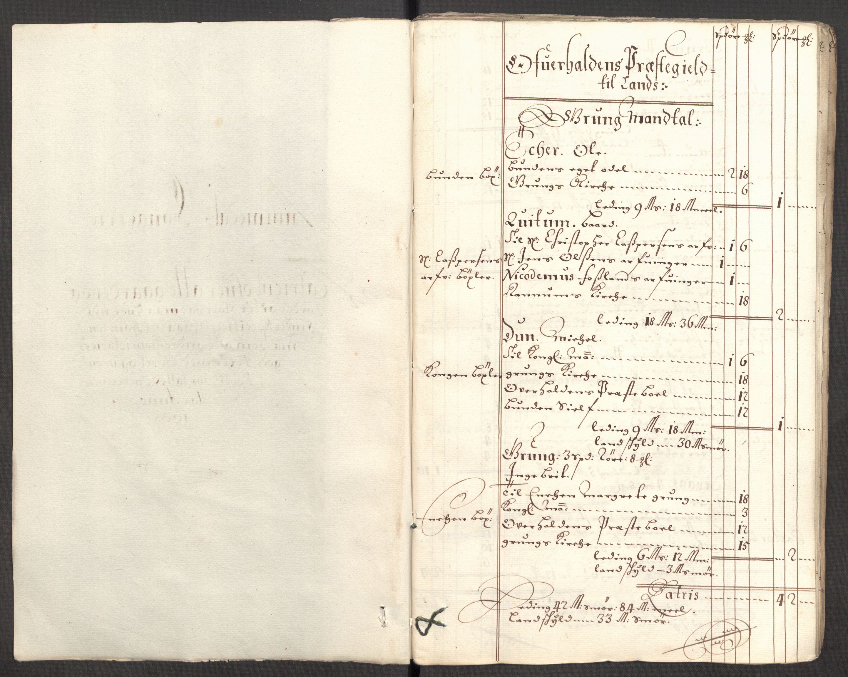 Rentekammeret inntil 1814, Reviderte regnskaper, Fogderegnskap, RA/EA-4092/R64/L4425: Fogderegnskap Namdal, 1696-1698, s. 317