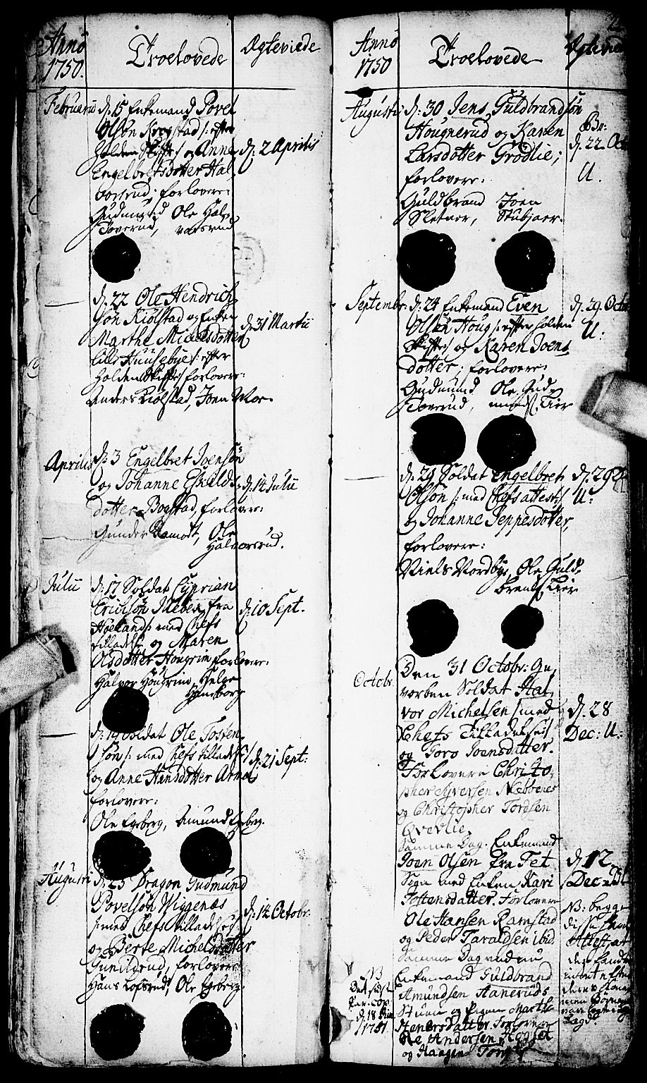 Aurskog prestekontor Kirkebøker, SAO/A-10304a/F/Fa/L0002: Ministerialbok nr. I 2, 1735-1766, s. 24