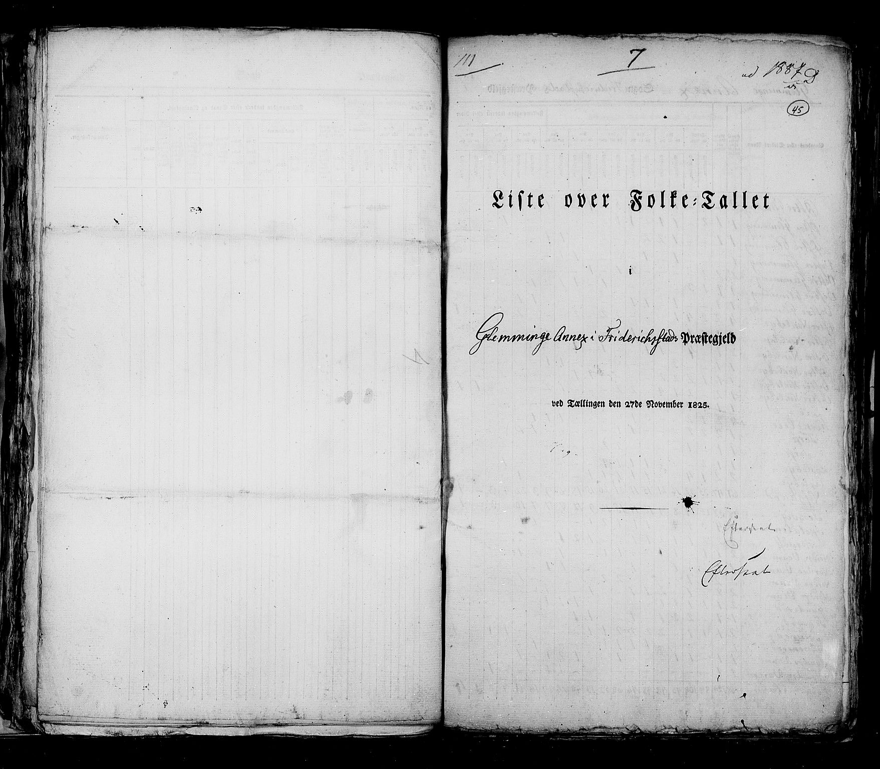 RA, Folketellingen 1825, bind 3: Smålenenes amt, 1825, s. 45