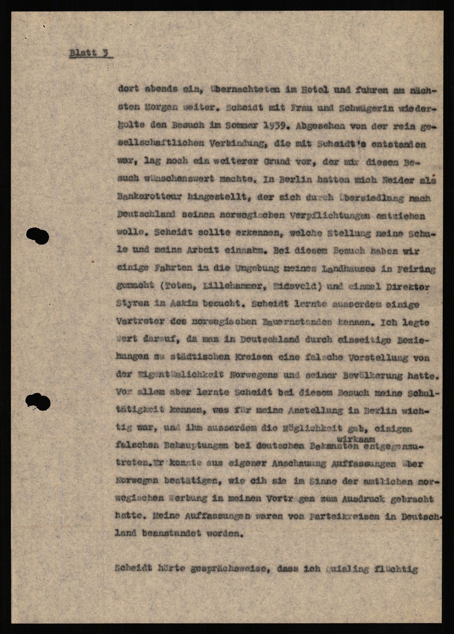 Forsvaret, Forsvarets overkommando II, AV/RA-RAFA-3915/D/Db/L0016: CI Questionaires. Tyske okkupasjonsstyrker i Norge. Tyskere., 1945-1946, s. 382