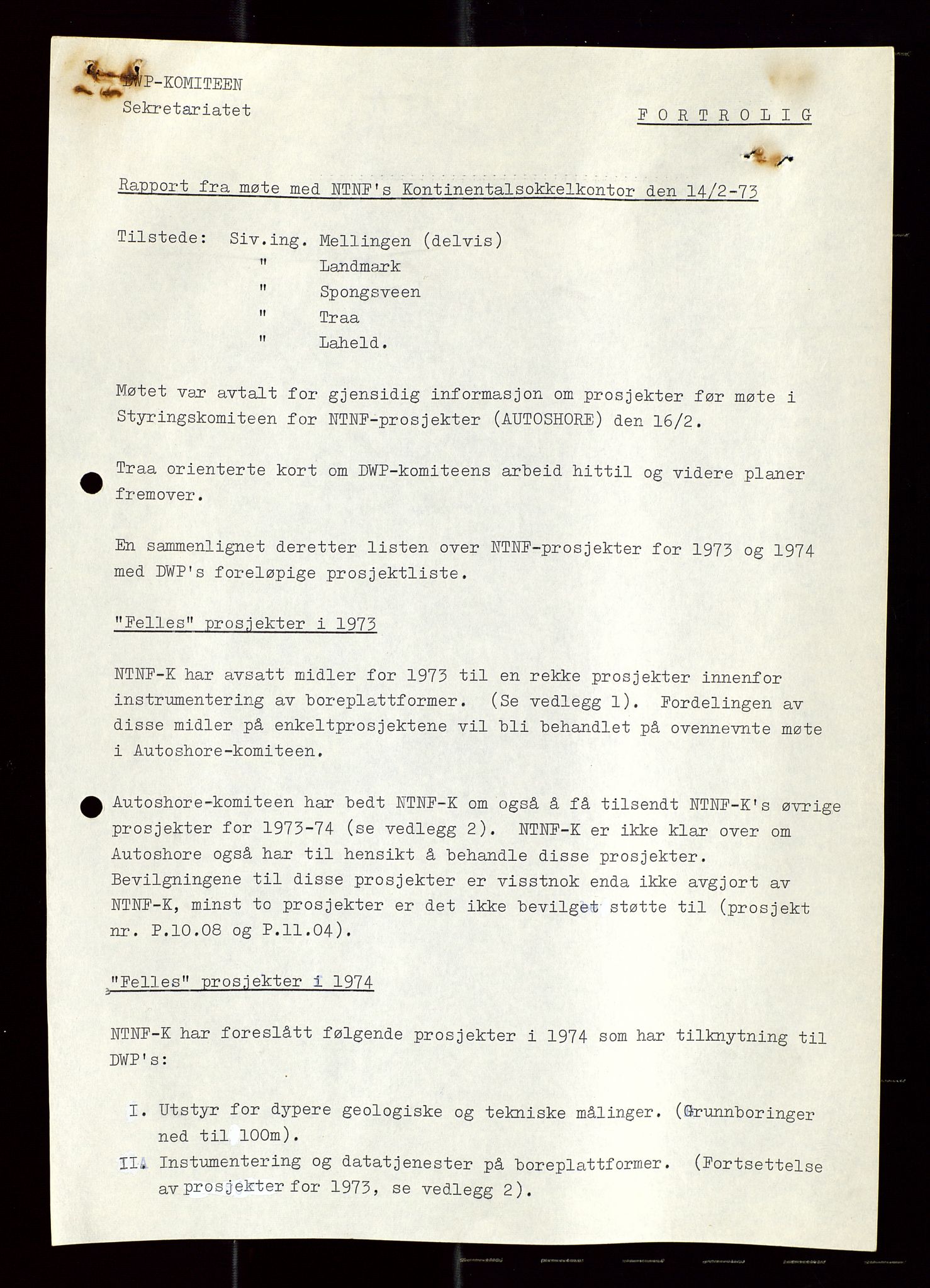 Industridepartementet, Oljekontoret, AV/SAST-A-101348/Di/L0003: DWP, møtereferater, 1972-1974, s. 293