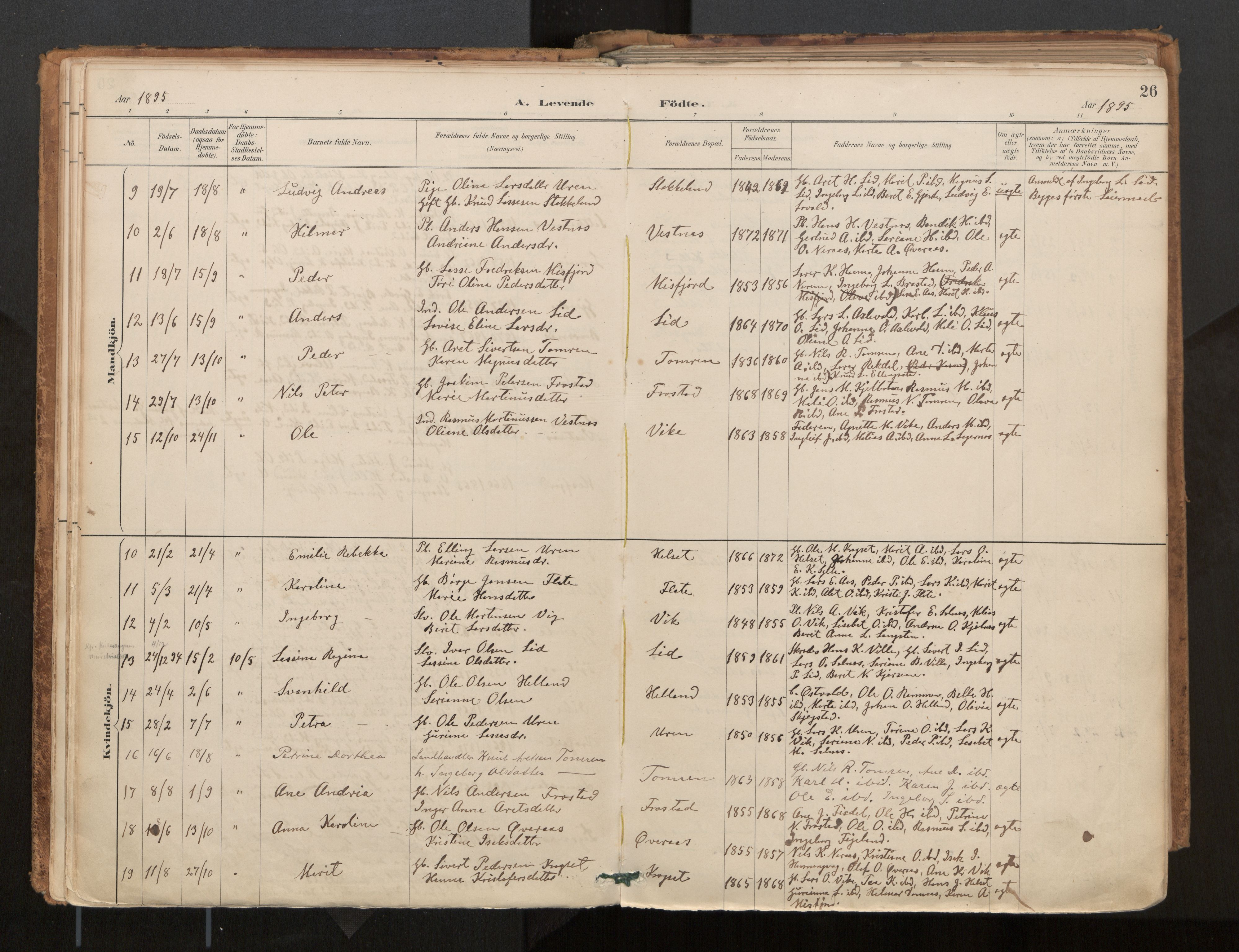 Ministerialprotokoller, klokkerbøker og fødselsregistre - Møre og Romsdal, SAT/A-1454/539/L0531: Ministerialbok nr. 539A04, 1887-1913, s. 26