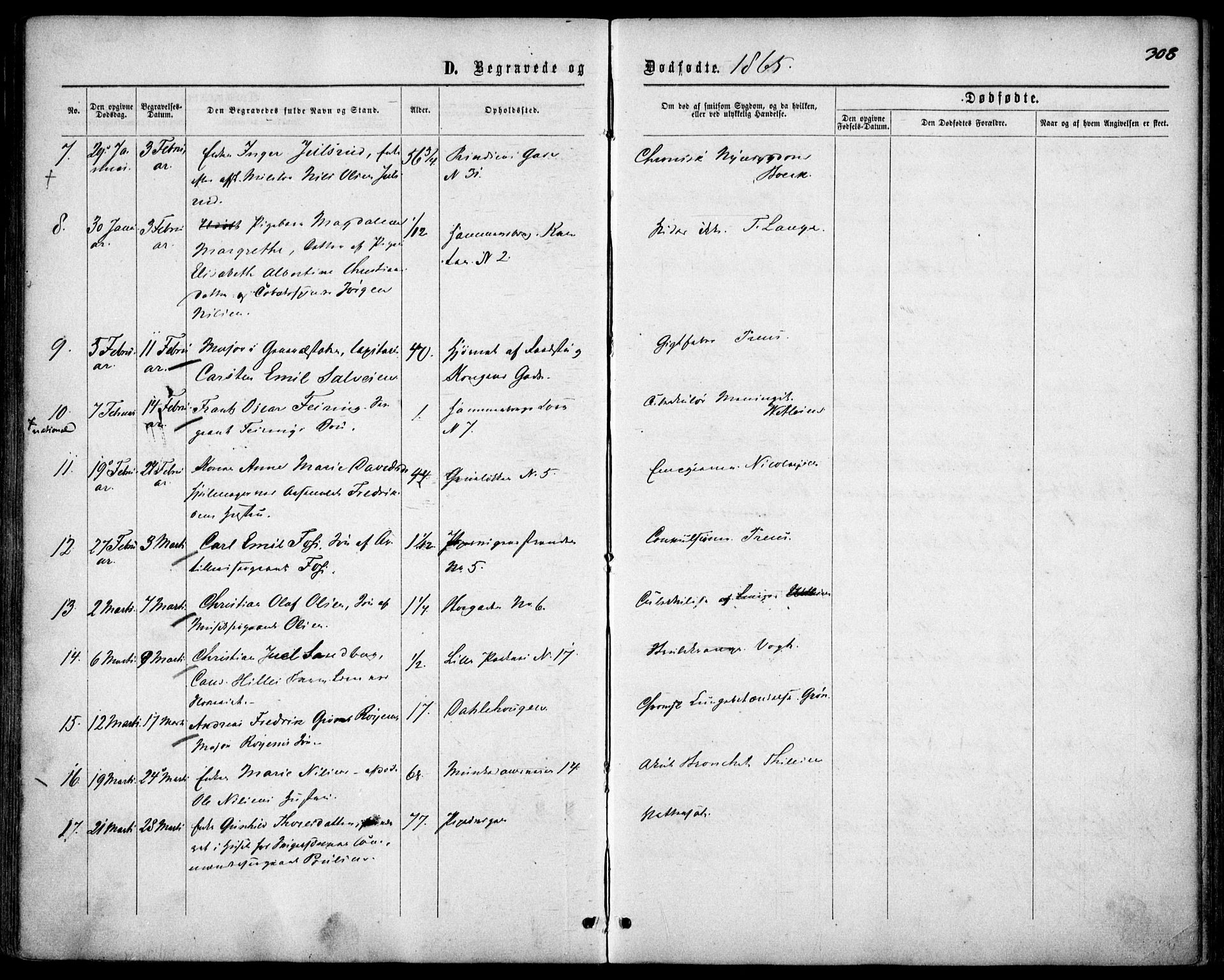 Garnisonsmenigheten Kirkebøker, AV/SAO-A-10846/F/Fa/L0010: Ministerialbok nr. 10, 1859-1869, s. 308