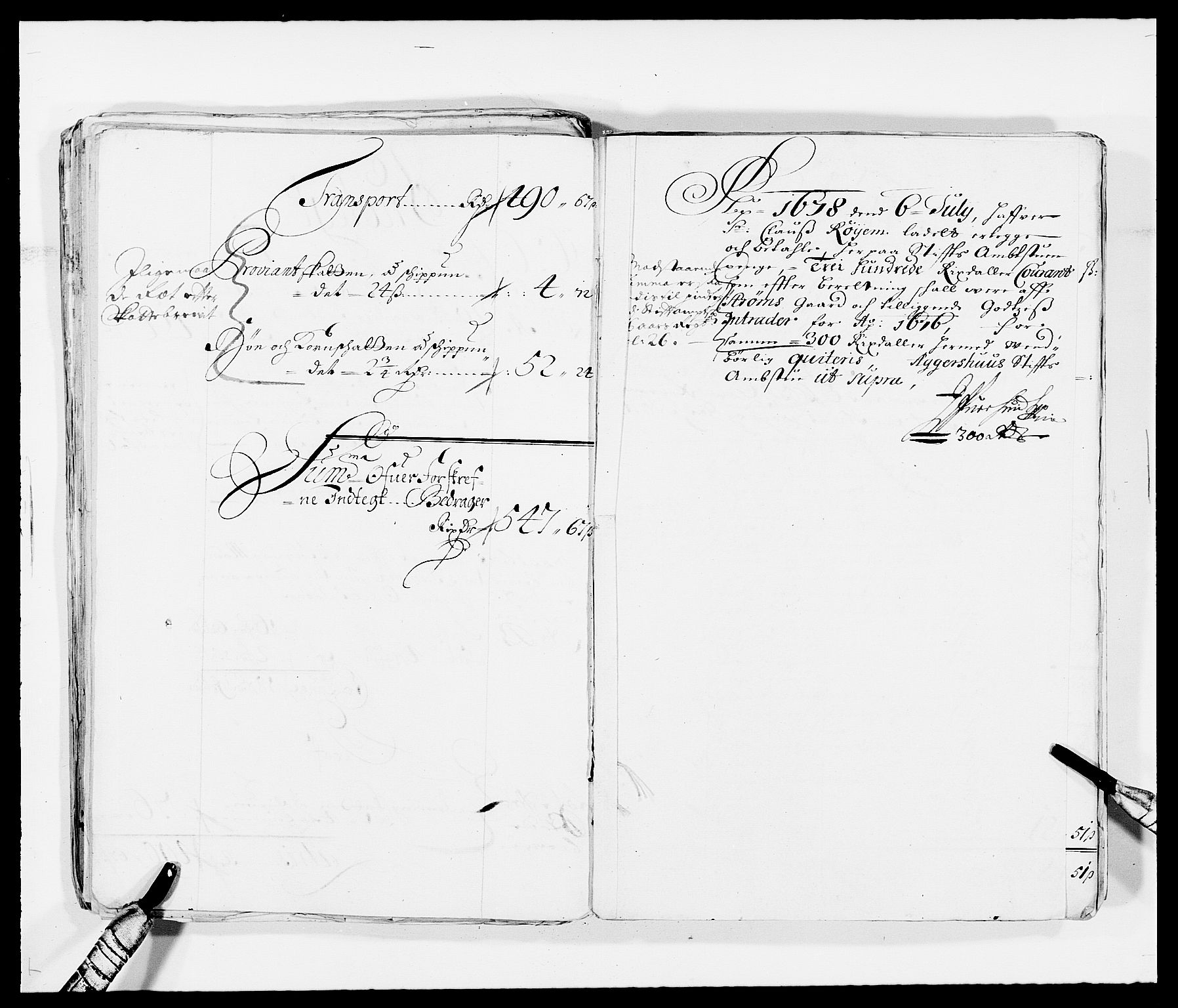 Rentekammeret inntil 1814, Reviderte regnskaper, Fogderegnskap, RA/EA-4092/R32/L1845: Fogderegnskap Jarlsberg grevskap, 1676-1678, s. 66