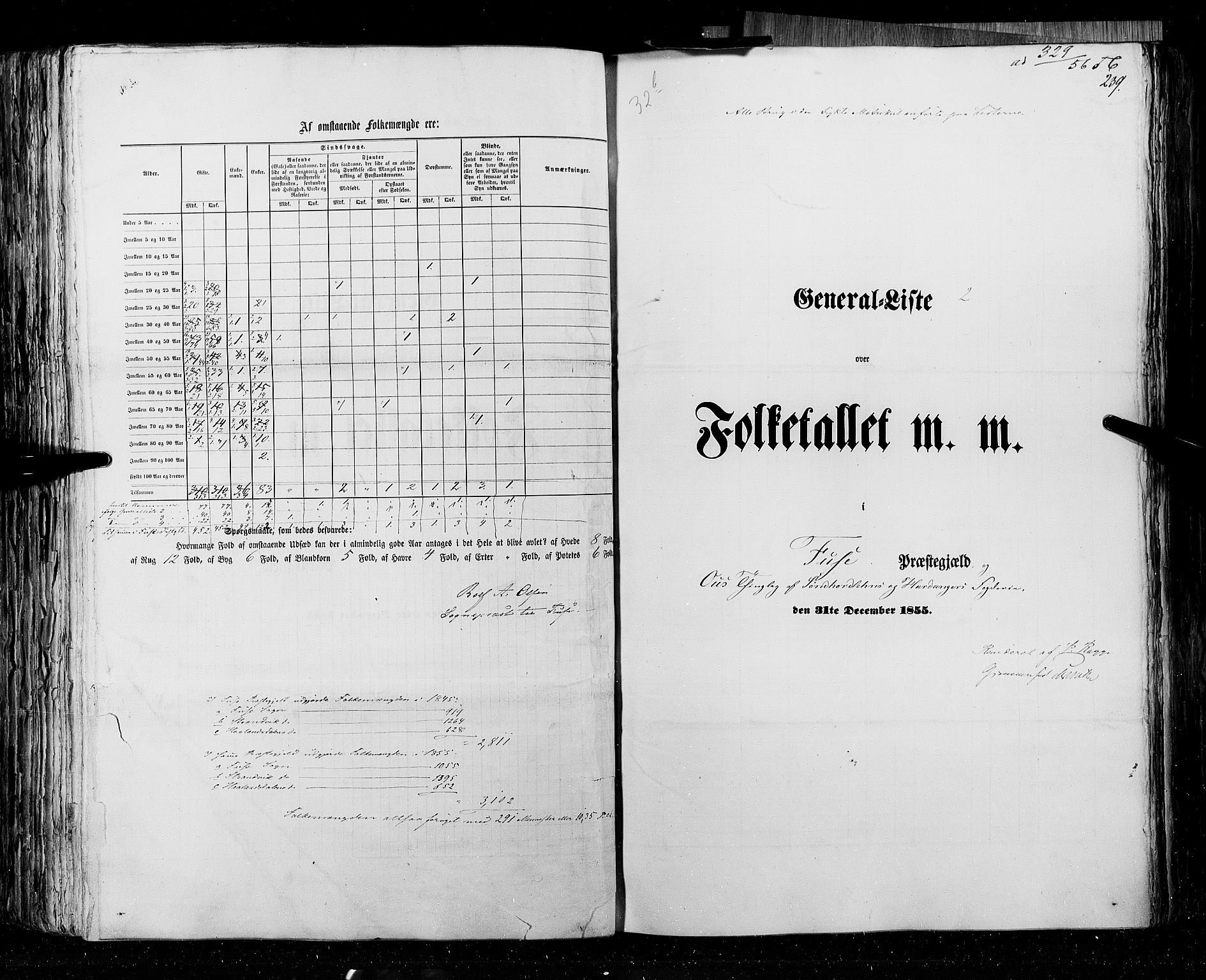 RA, Folketellingen 1855, bind 4: Stavanger amt og Søndre Bergenhus amt, 1855, s. 239