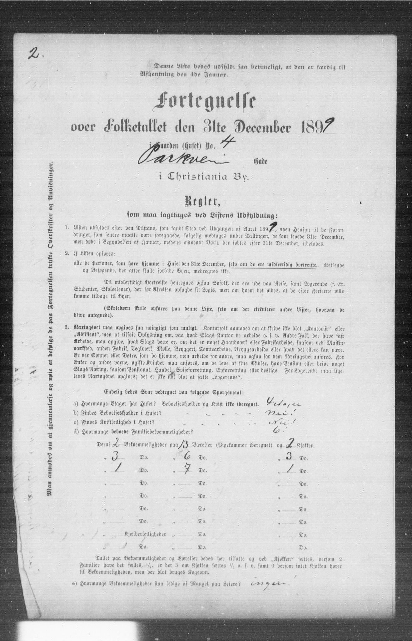 OBA, Kommunal folketelling 31.12.1899 for Kristiania kjøpstad, 1899, s. 10133