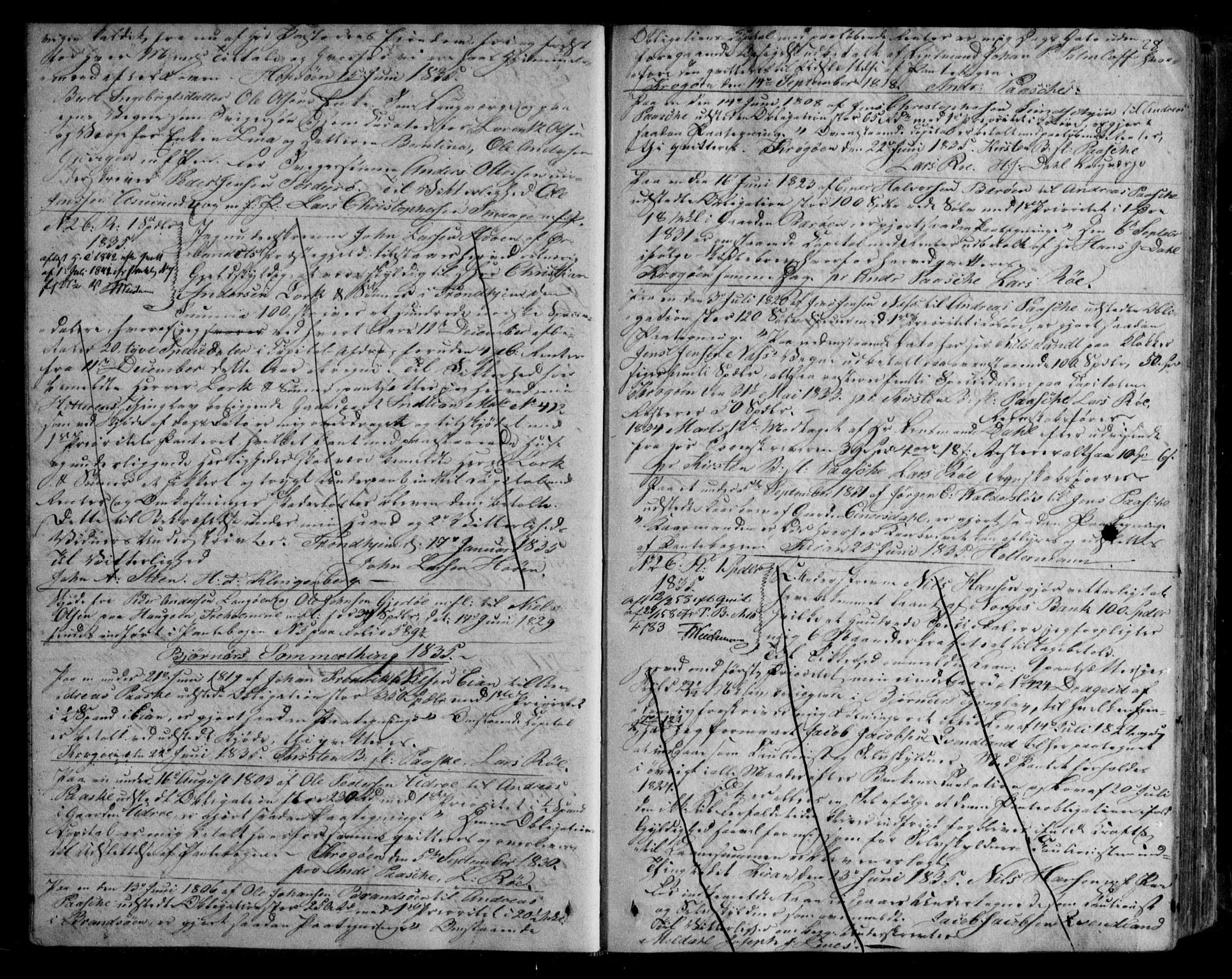 Fosen sorenskriveri, SAT/A-1107/1/2/2C/L0009: Pantebok nr. 6, 1834-1842, s. 28