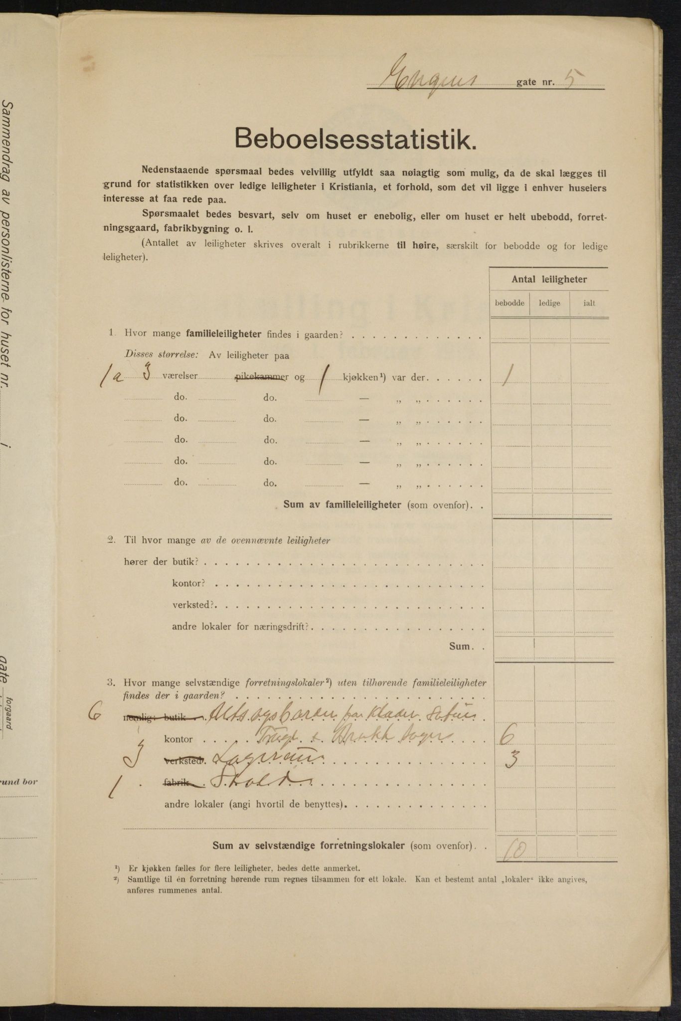 OBA, Kommunal folketelling 1.2.1915 for Kristiania, 1915, s. 21298