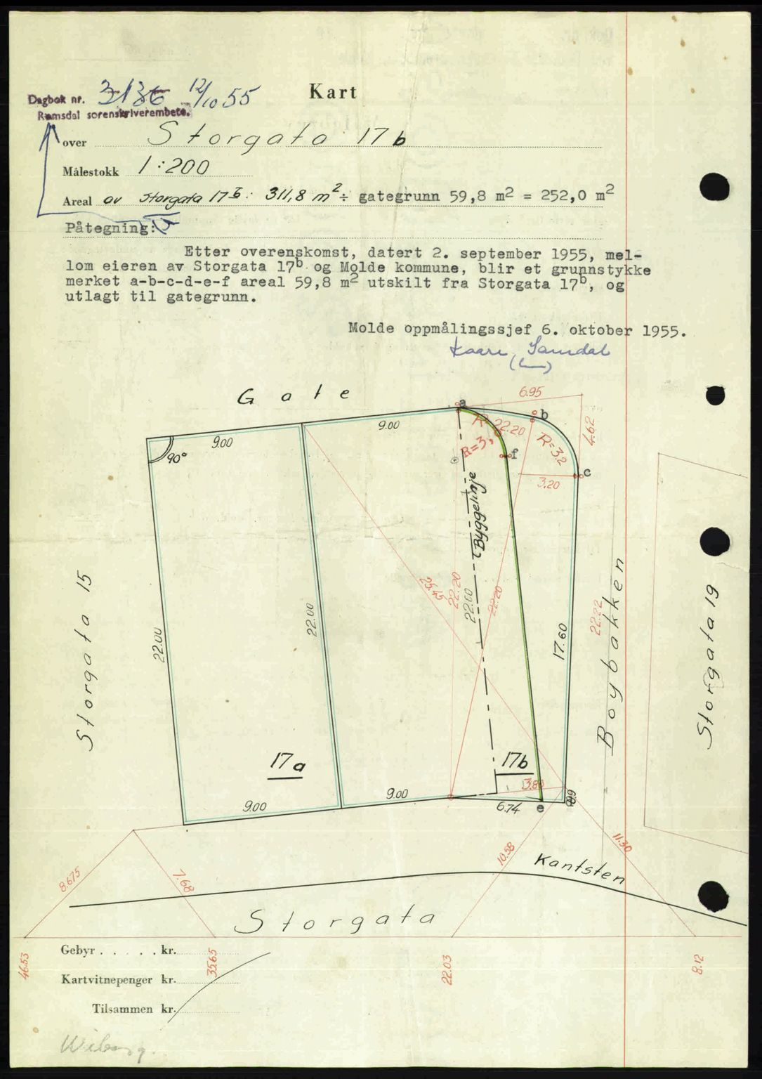 Romsdal sorenskriveri, SAT/A-4149/1/2/2C: Pantebok nr. A22, 1947-1947, Dagboknr: 603/1947