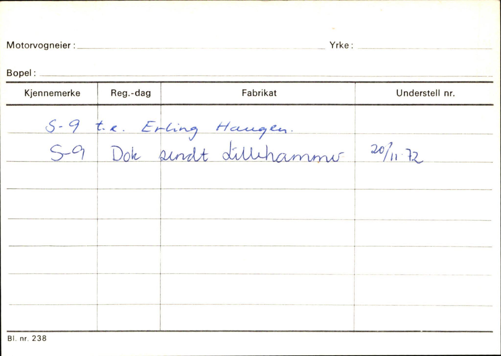 Statens vegvesen, Sogn og Fjordane vegkontor, AV/SAB-A-5301/4/F/L0126: Eigarregister Fjaler M-Å. Leikanger A-Å, 1945-1975, s. 973