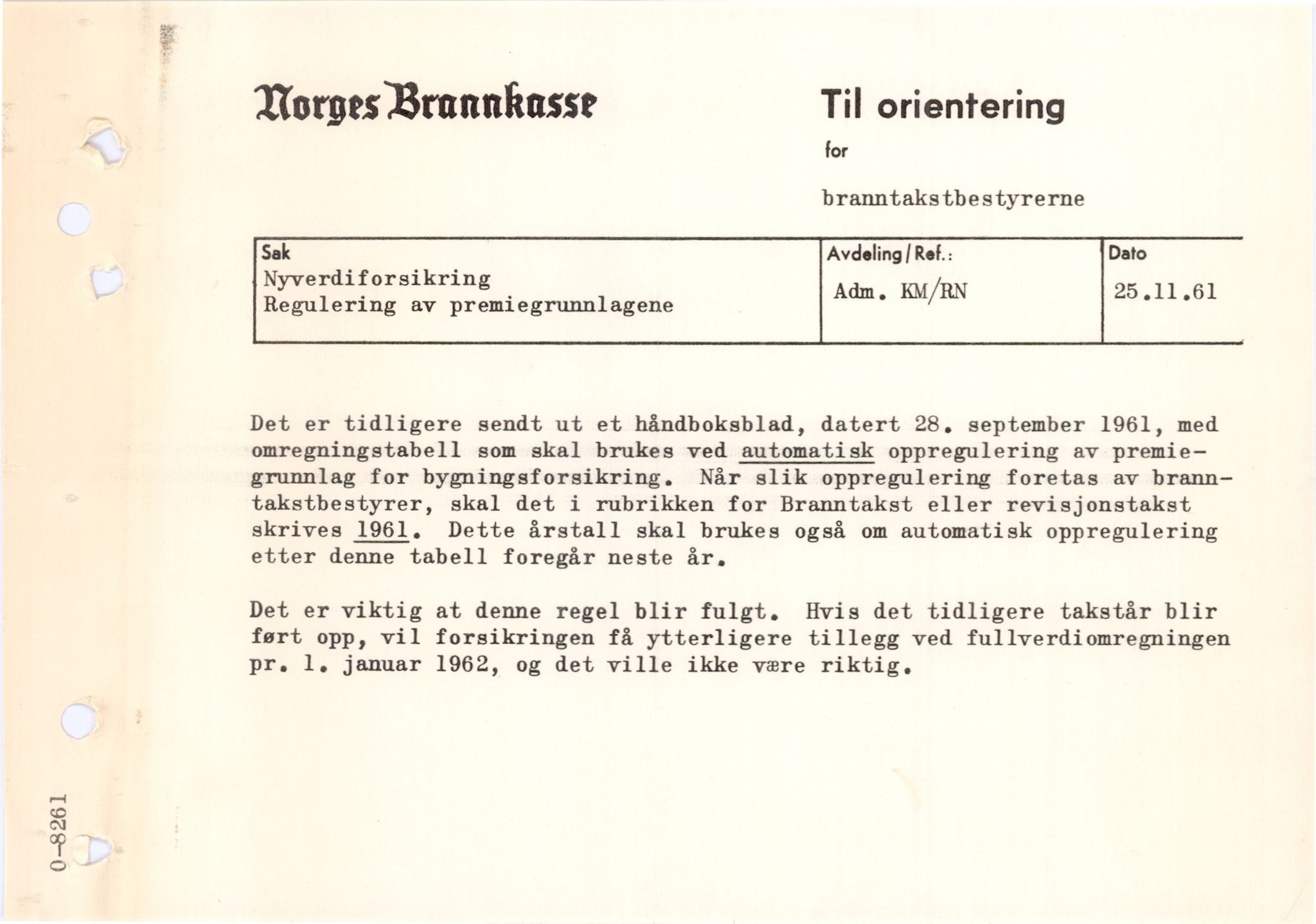 Norges Brannkasse Farsund, AV/SAK-2241-0011/F/Fa/L0006/0002: Branntakstprotokoller nr. 7 og 8 for Farsund, Herad og Spind / Branntakstprotokoll nr. 8 for Farsund, Herad og Spind, alfabetisk etter gårdsnavn, 1959-1961