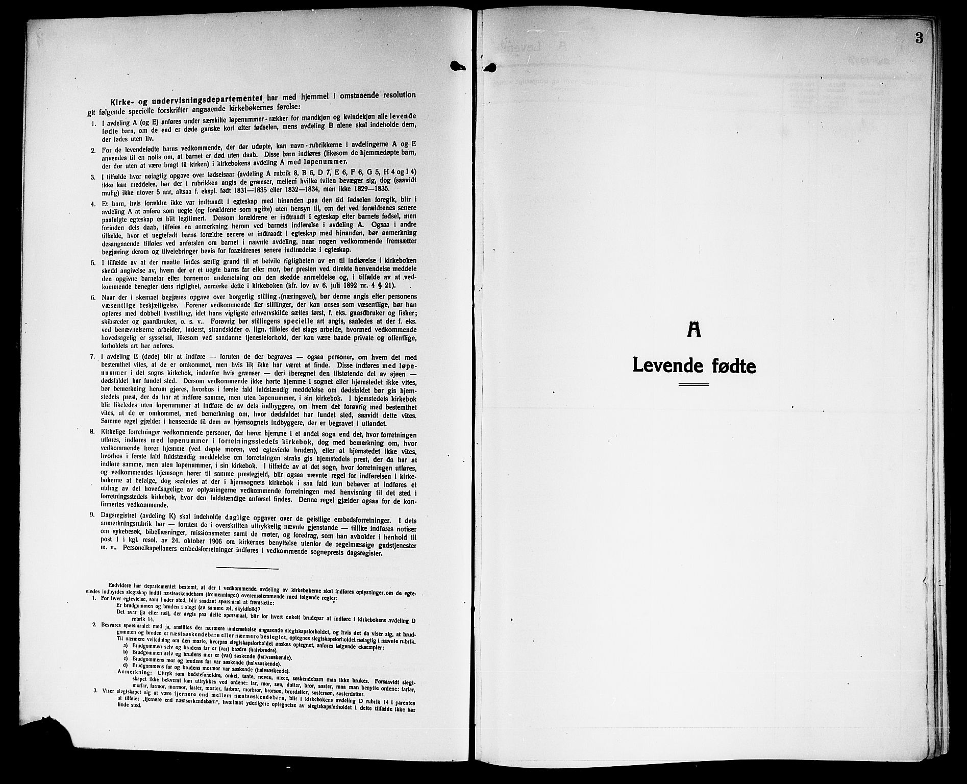 Sandar kirkebøker, SAKO/A-243/G/Ga/L0003: Klokkerbok nr. 3, 1916-1922, s. 3