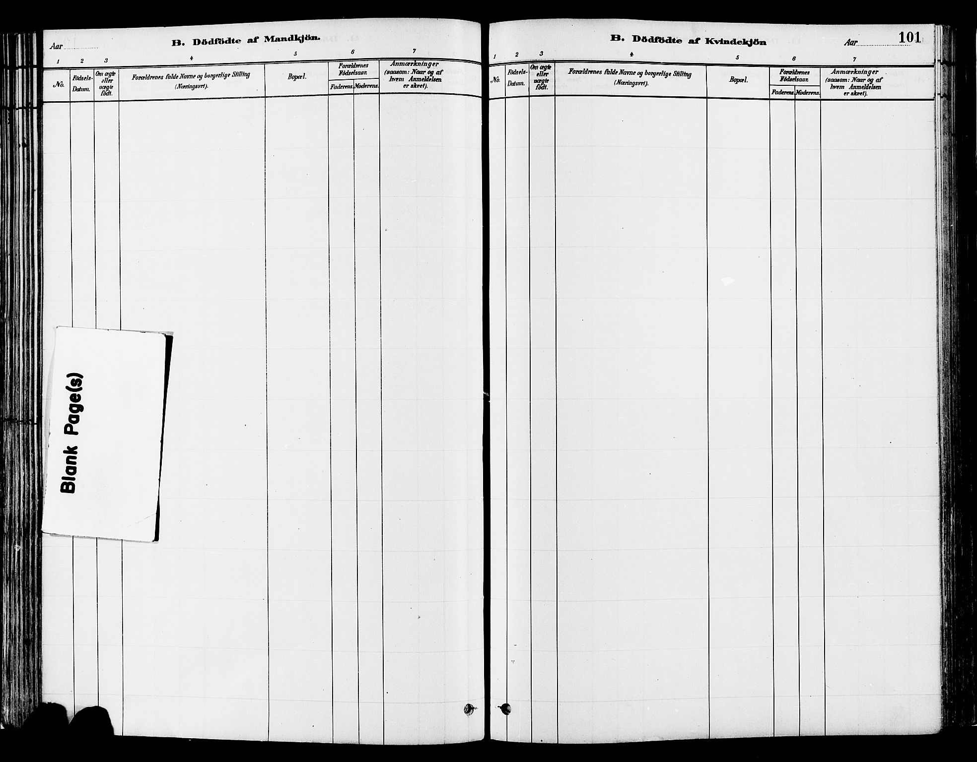 Gran prestekontor, SAH/PREST-112/H/Ha/Haa/L0014: Ministerialbok nr. 14, 1880-1889, s. 101