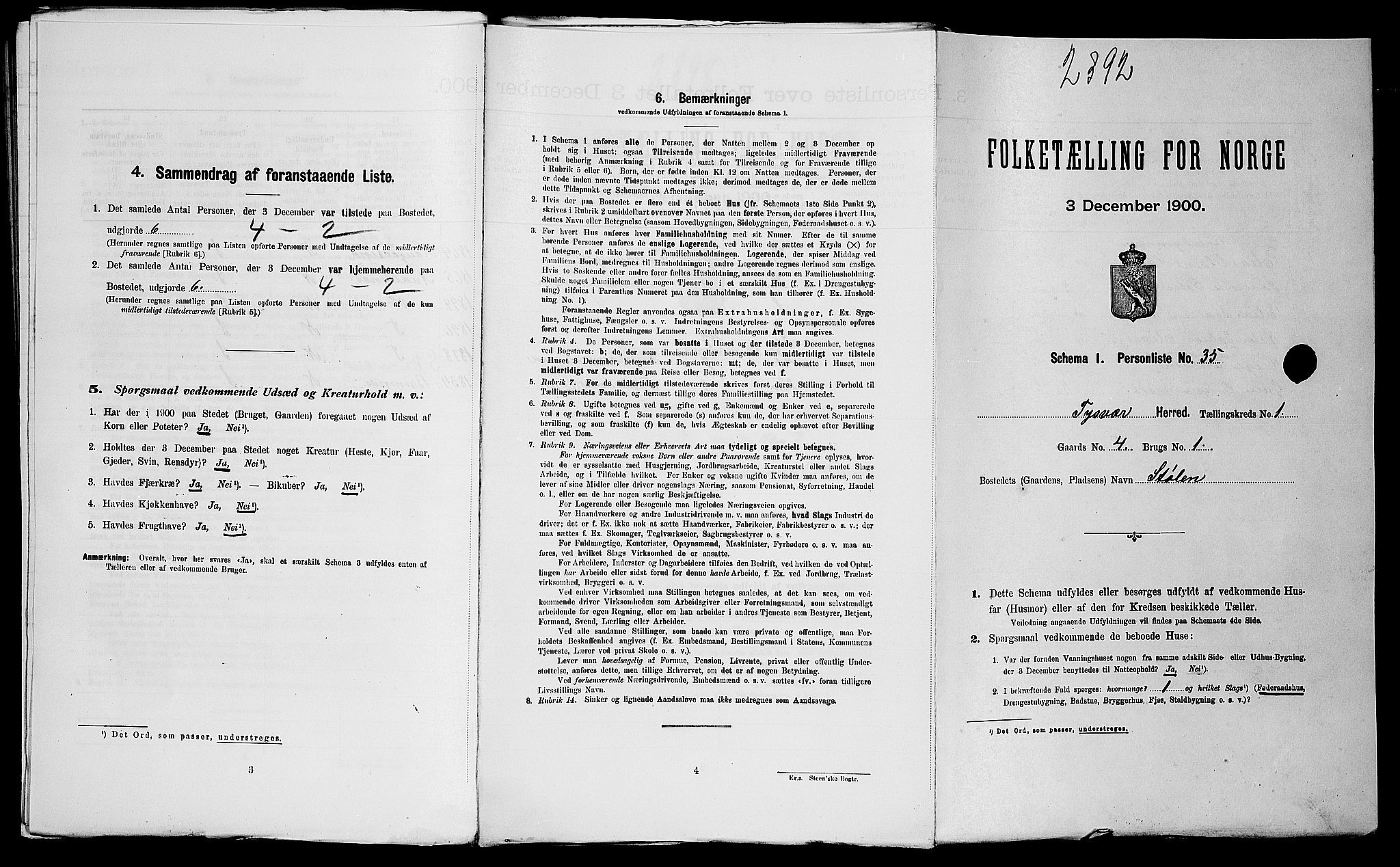 SAST, Folketelling 1900 for 1146 Tysvær herred, 1900, s. 141