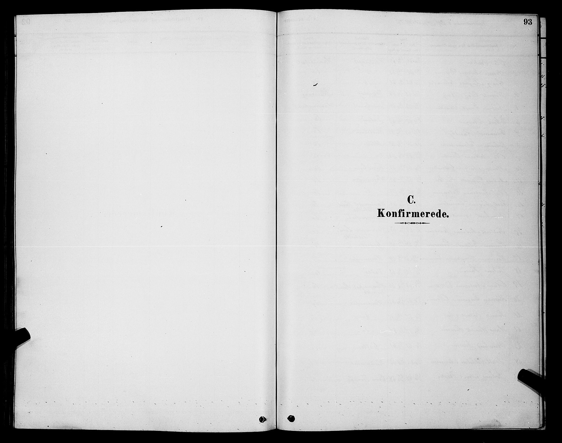Hammerfest sokneprestkontor, SATØ/S-1347/H/Hb/L0006.klokk: Klokkerbok nr. 6, 1876-1884, s. 93