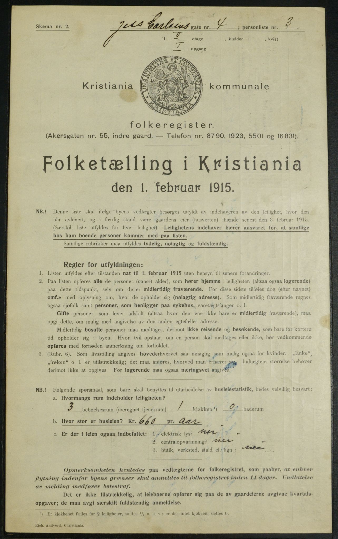 OBA, Kommunal folketelling 1.2.1915 for Kristiania, 1915, s. 46548