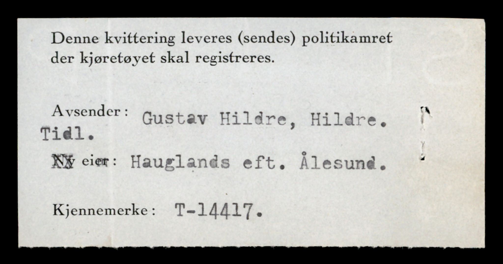 Møre og Romsdal vegkontor - Ålesund trafikkstasjon, AV/SAT-A-4099/F/Fe/L0045: Registreringskort for kjøretøy T 14320 - T 14444, 1927-1998, s. 2466