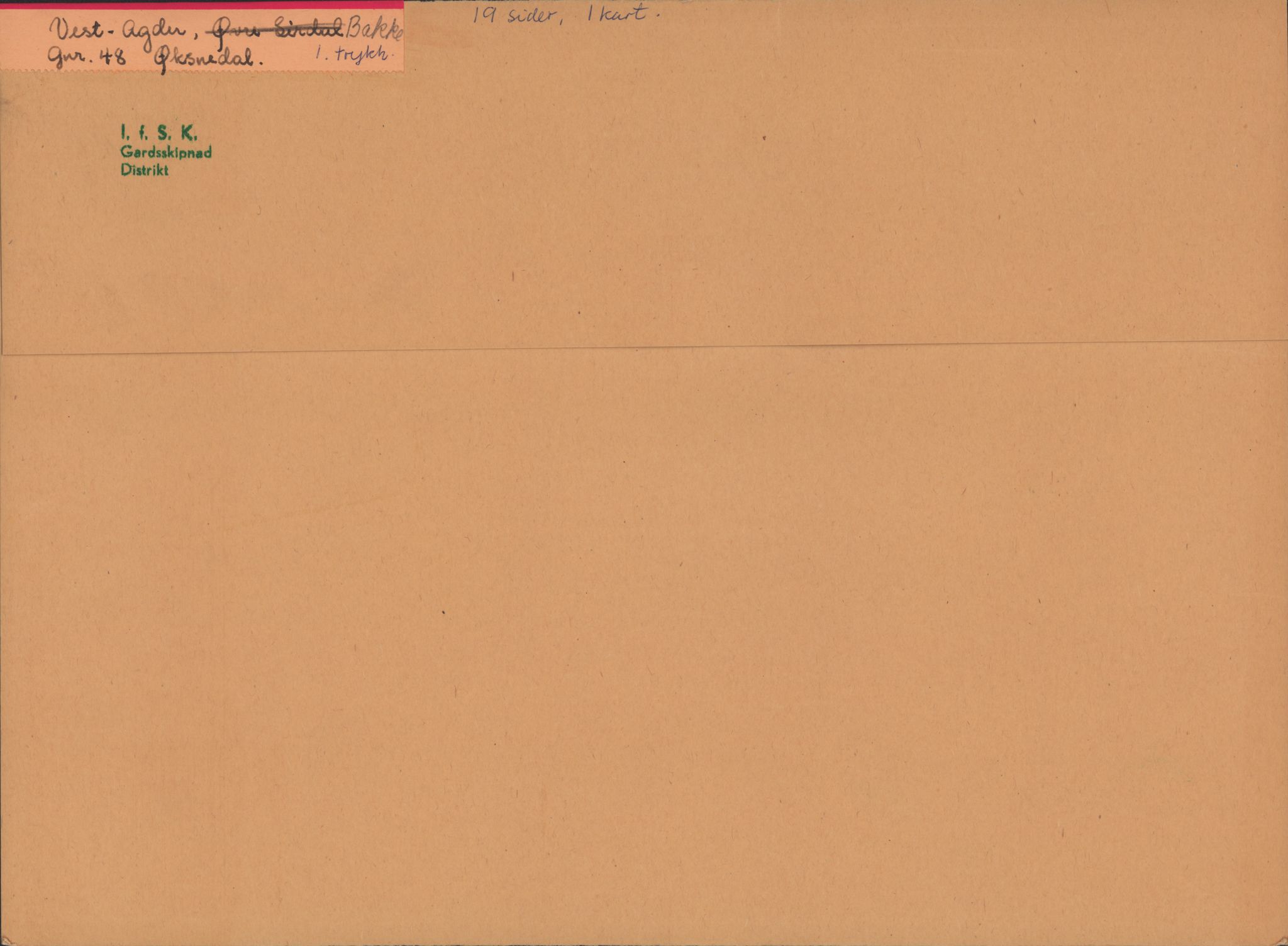 Instituttet for sammenlignende kulturforskning, AV/RA-PA-0424/H/L0169: Eske D159: Manuskripter (1.trykk) distriktsgransking, 1922-1990, s. 469