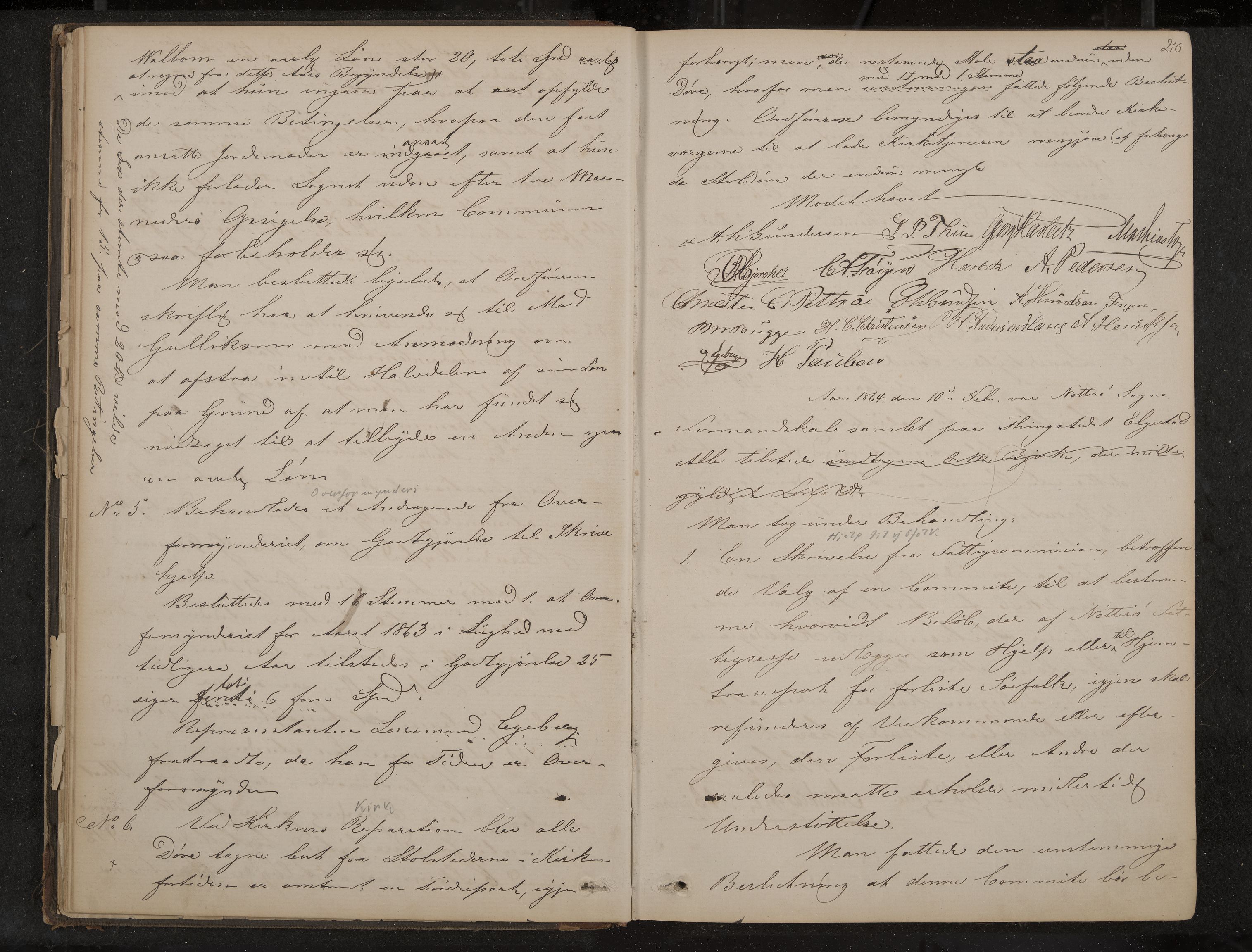 Nøtterøy formannskap og sentraladministrasjon, IKAK/0722021-1/A/Aa/L0002: Møtebok, 1862-1873, s. 26