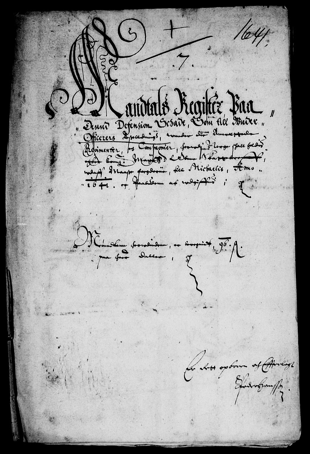 Rentekammeret inntil 1814, Reviderte regnskaper, Lensregnskaper, AV/RA-EA-5023/R/Rb/Rba/L0162: Akershus len, 1641-1642
