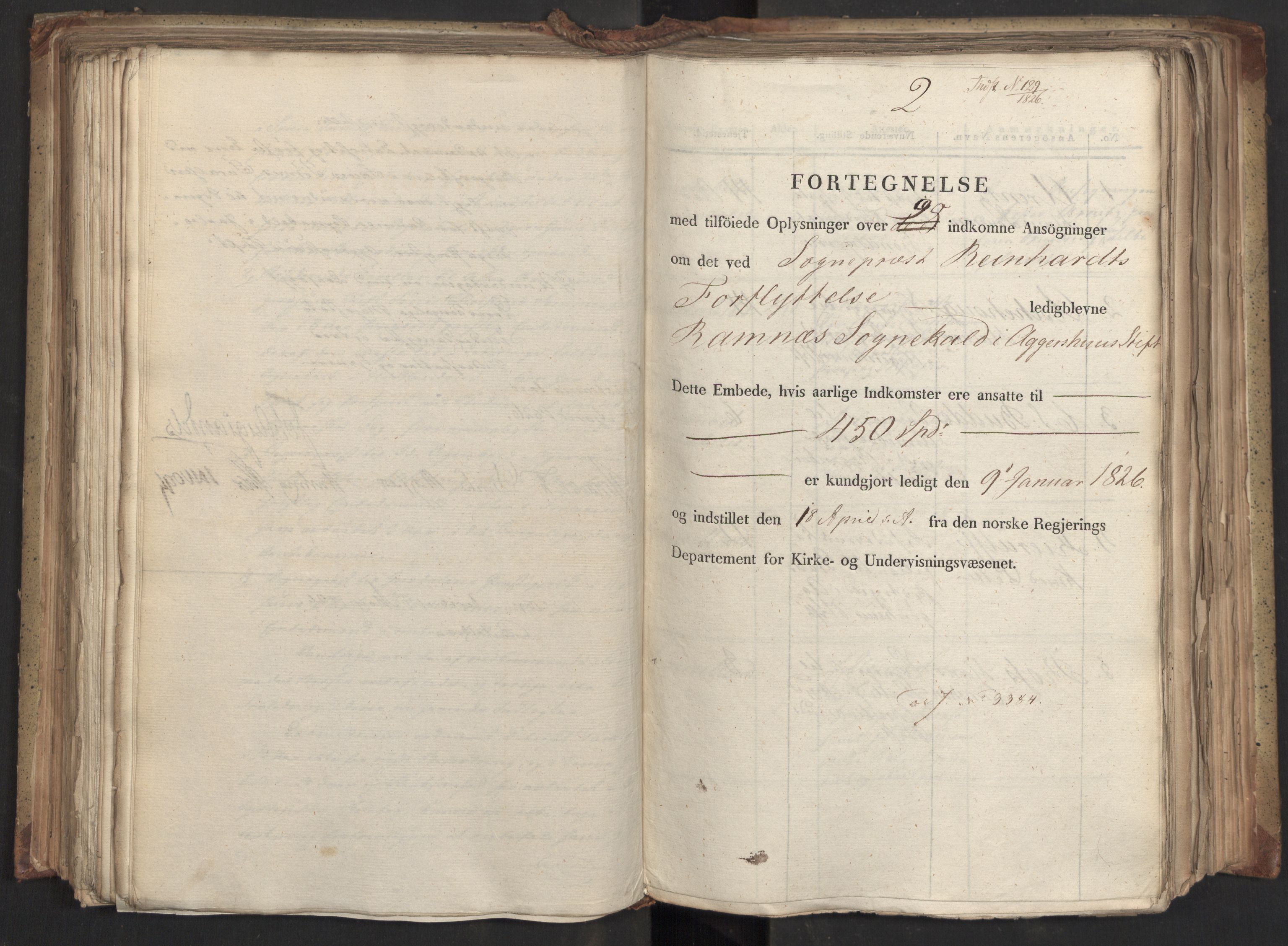 Statsrådsavdelingen i Stockholm, RA/S-1003/D/Da/L0046: Regjeringsinnstillinger nr. 3308-3500, 1826, s. 217