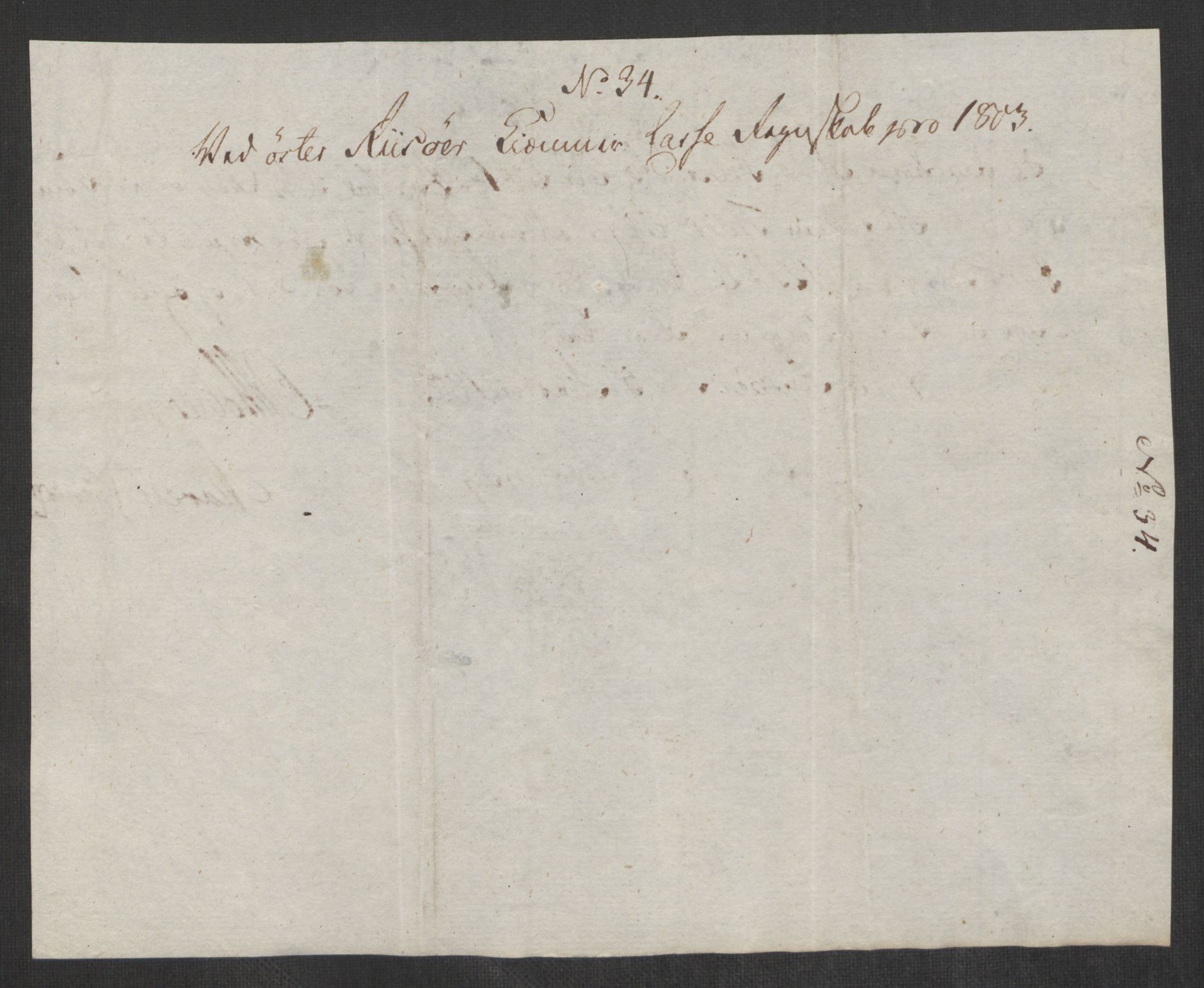 Danske Kanselli 1800-1814, AV/RA-EA-3024/K/Kk/Kka/Kkac/L0236: Kjøpstadregnskap Øster Risør, 1801-1804, s. 710