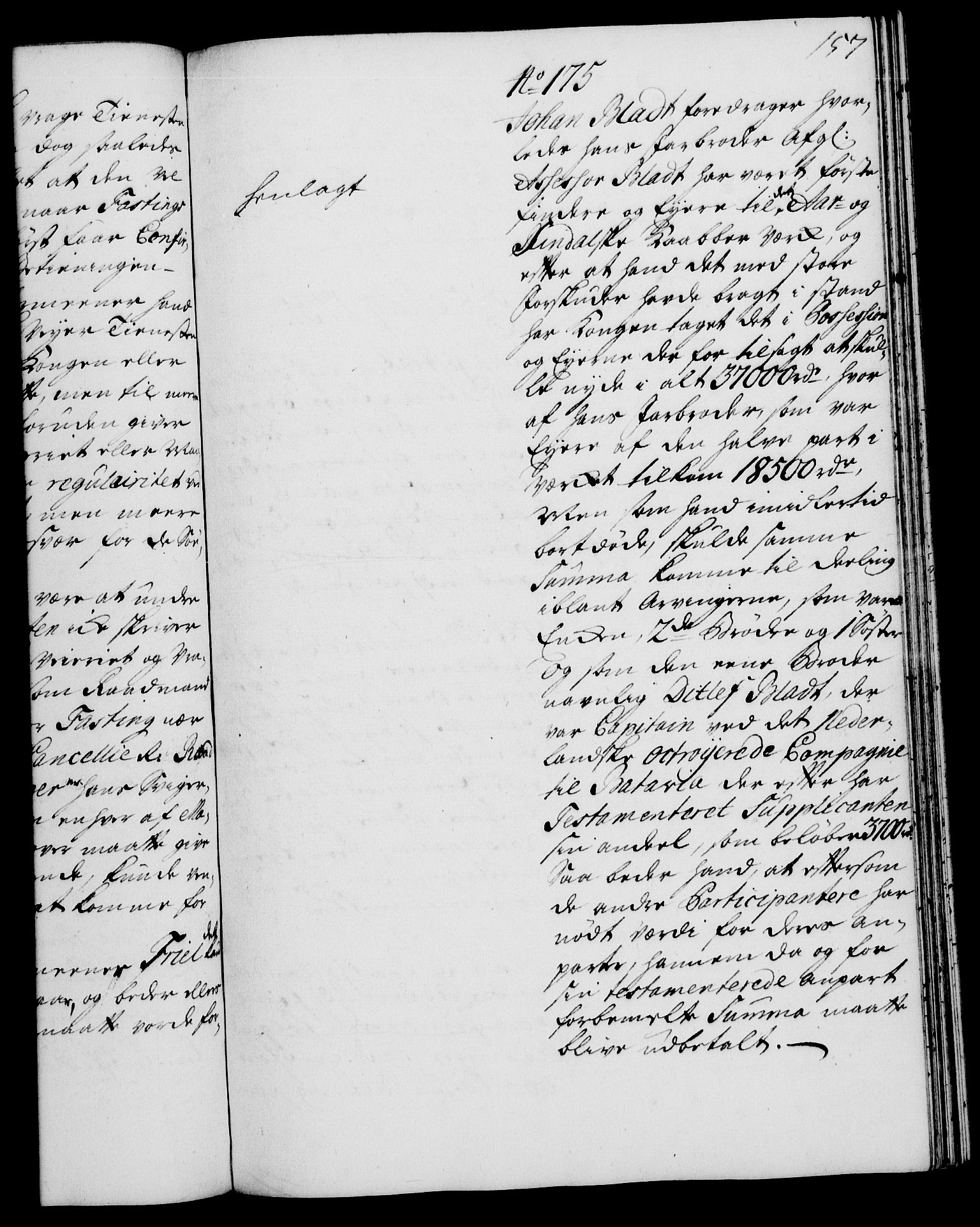 Rentekammeret, Kammerkanselliet, RA/EA-3111/G/Gh/Gha/L0013: Norsk ekstraktmemorialprotokoll (merket RK 53.58), 1731, s. 157