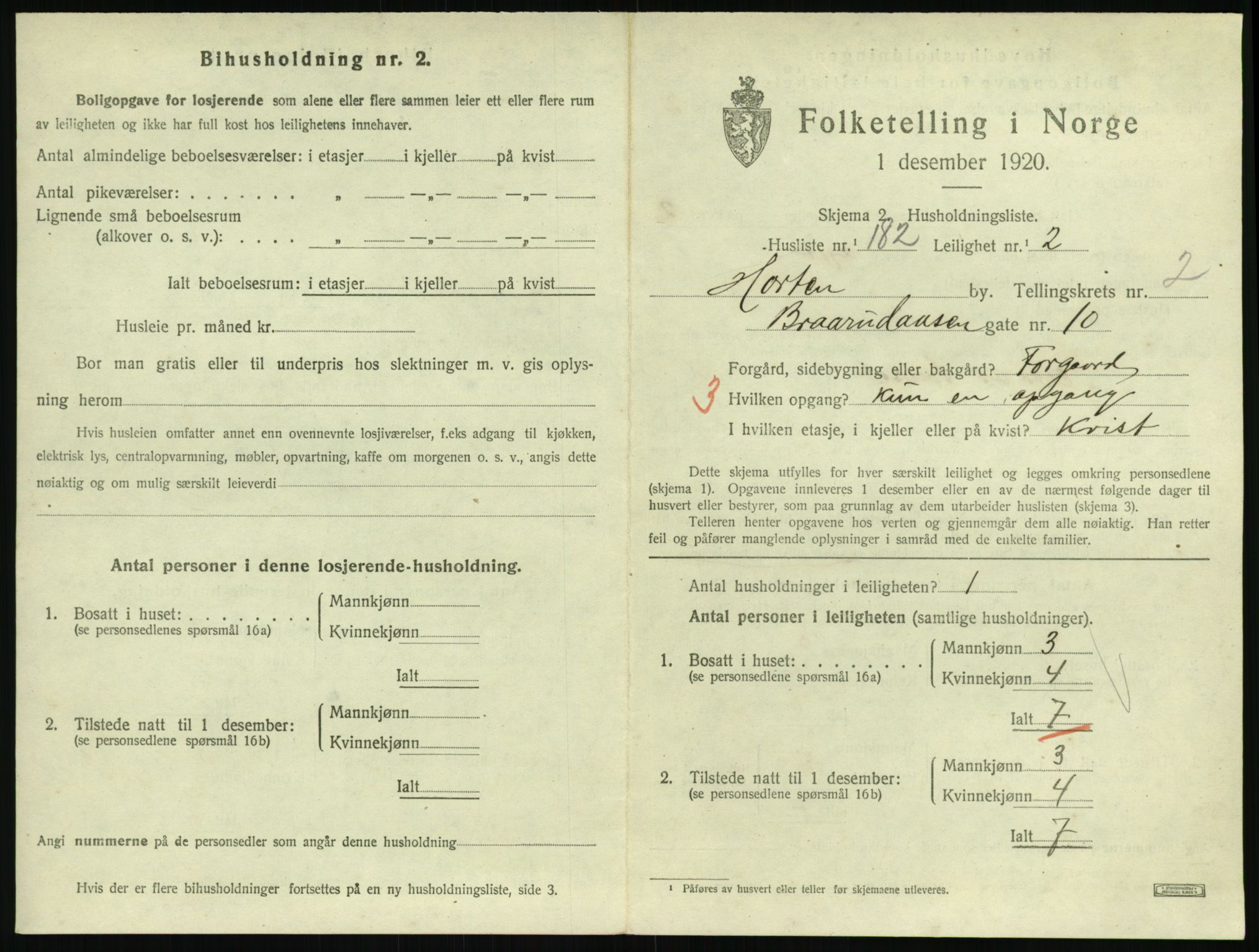 SAKO, Folketelling 1920 for 0703 Horten kjøpstad, 1920, s. 4023
