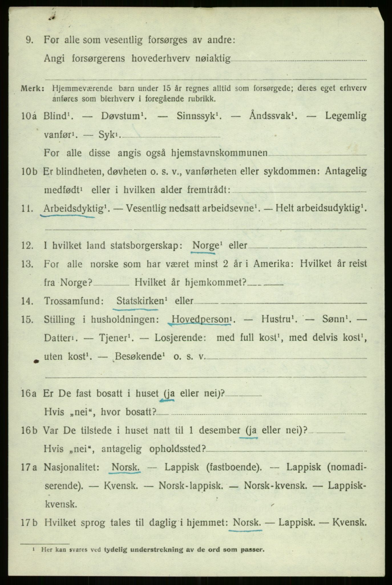 SATØ, Folketelling 1920 for 1911 Kvæfjord herred, 1920, s. 4914