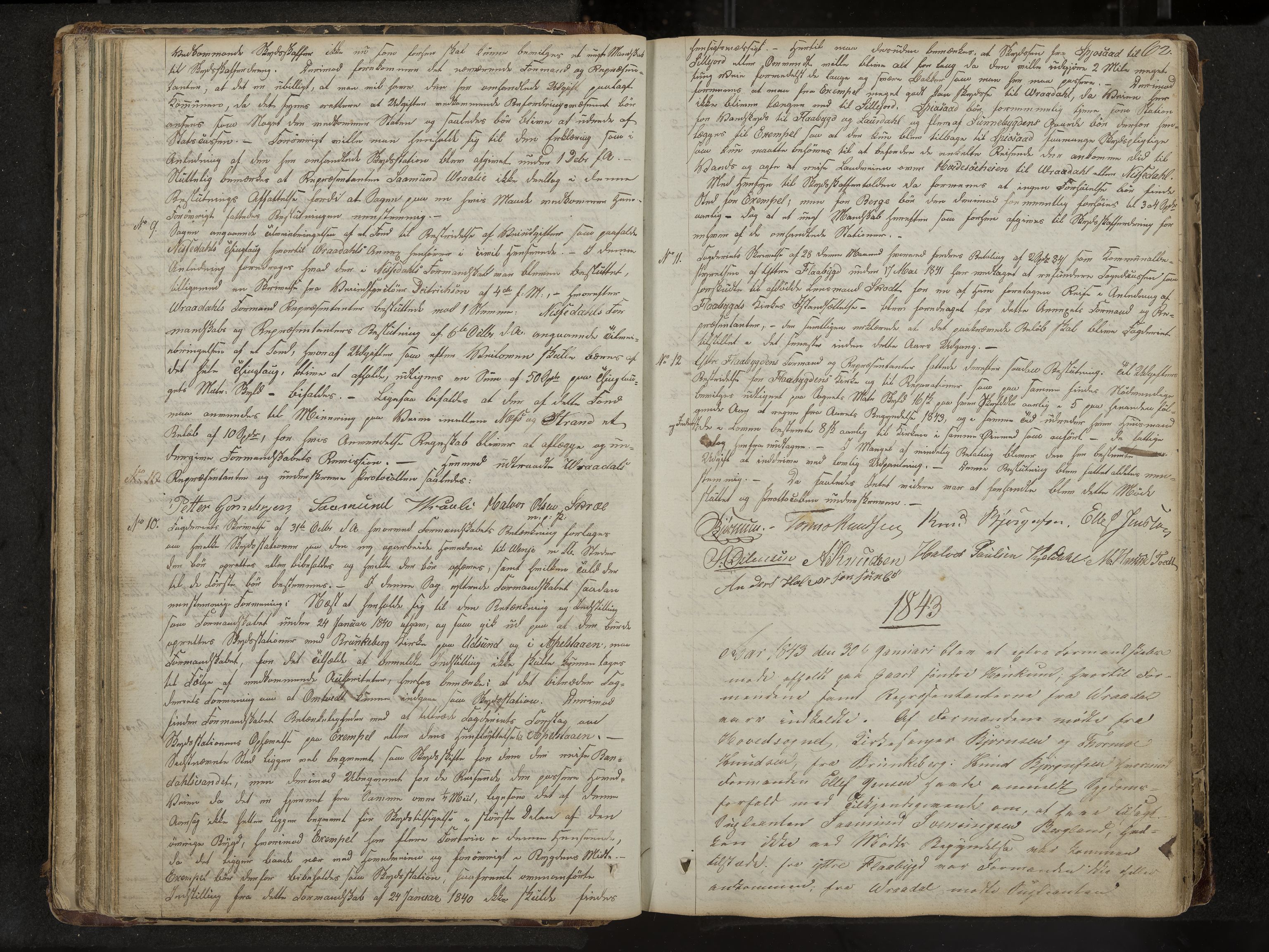 Kviteseid formannskap og sentraladministrasjon, IKAK/0829021/A/Aa/L0001: Møtebok med register, 1837-1866, s. 62