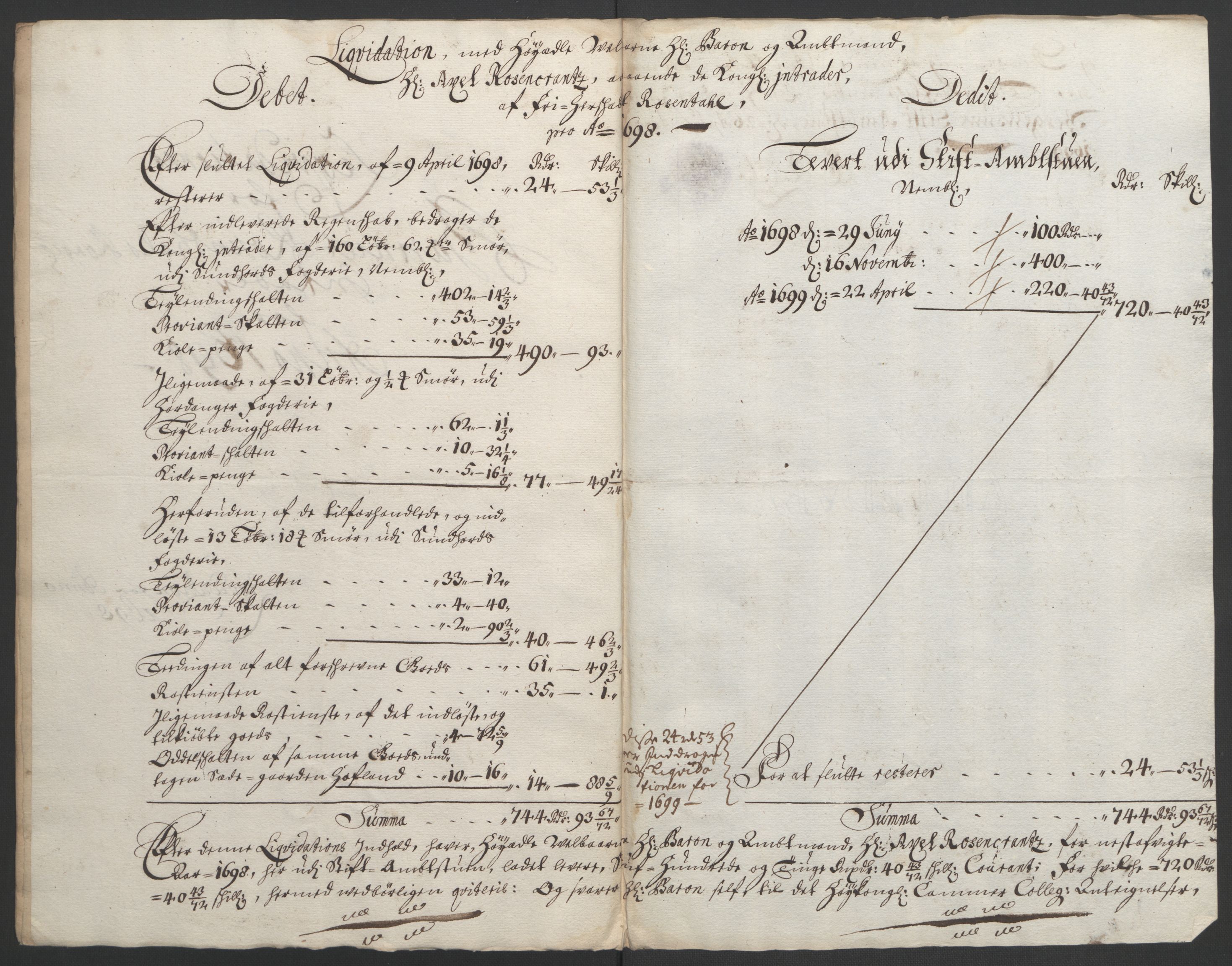 Rentekammeret inntil 1814, Reviderte regnskaper, Fogderegnskap, RA/EA-4092/R49/L3138: Fogderegnskap Rosendal Baroni, 1691-1714, s. 77