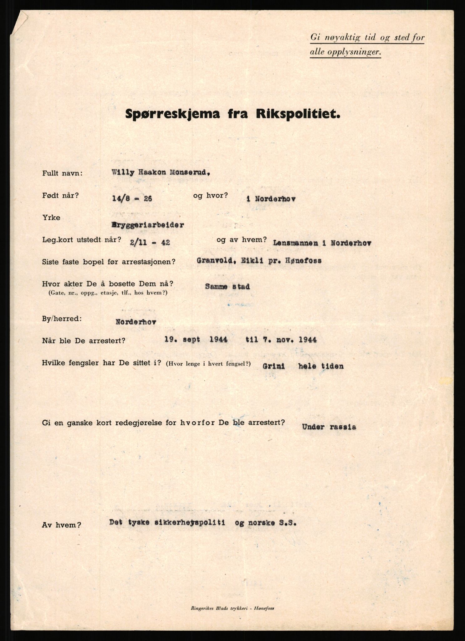 Rikspolitisjefen, AV/RA-S-1560/L/L0012: Mogensen, Øivind - Noraas, Lars, 1940-1945, s. 79