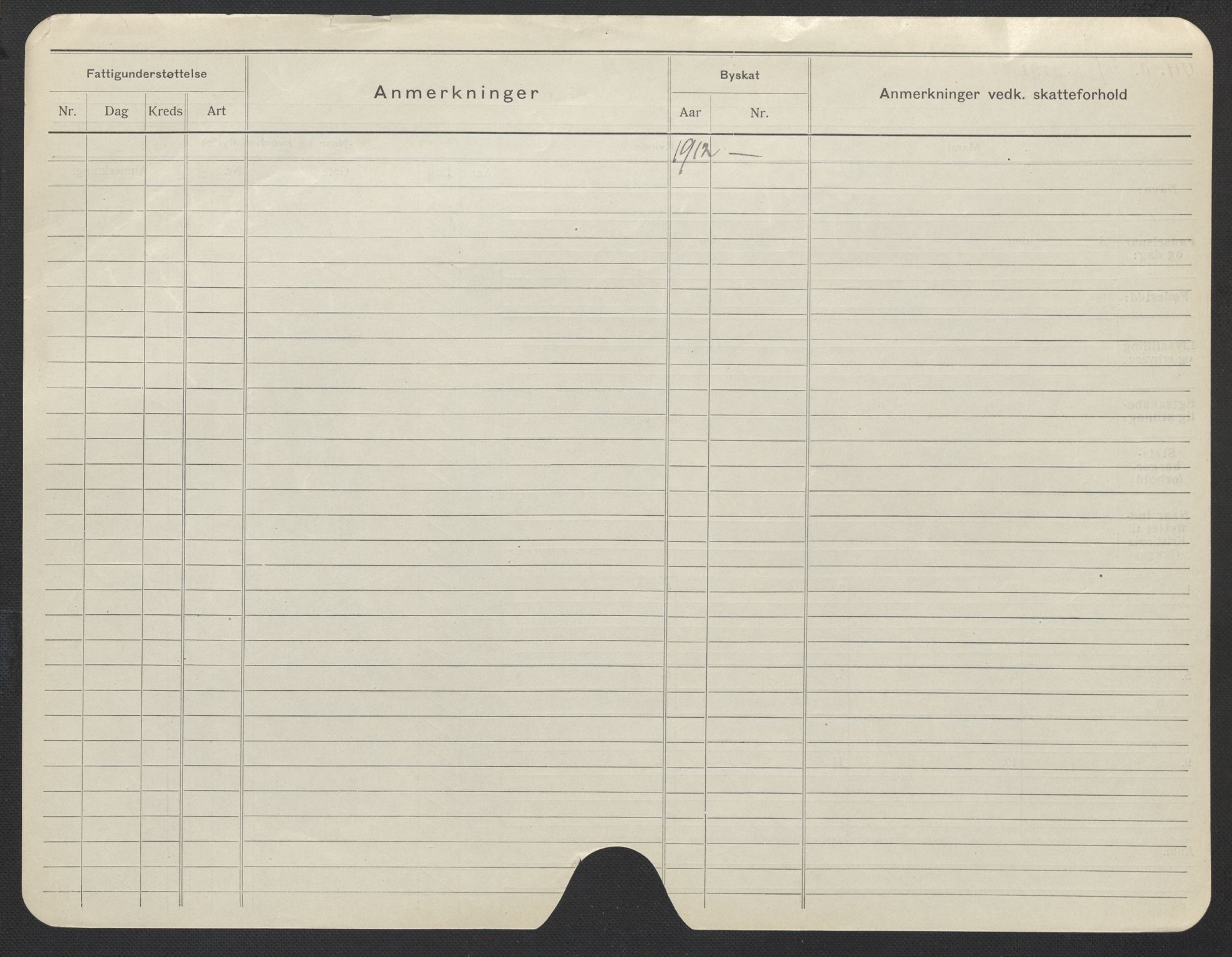 Oslo folkeregister, Registerkort, SAO/A-11715/F/Fa/Fac/L0019: Kvinner, 1906-1914, s. 874b