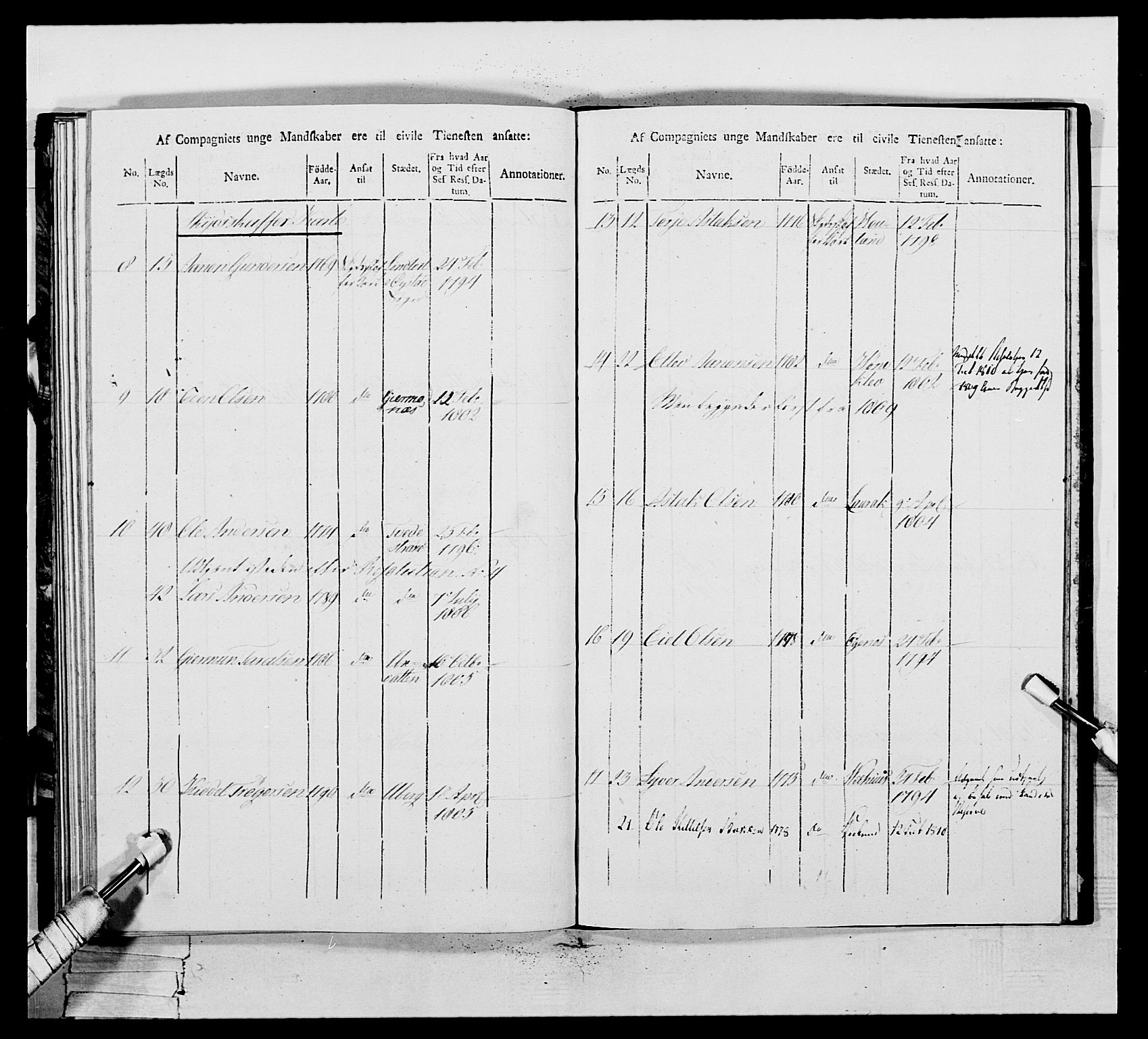 Generalitets- og kommissariatskollegiet, Det kongelige norske kommissariatskollegium, RA/EA-5420/E/Eh/L0110: Vesterlenske nasjonale infanteriregiment, 1810, s. 417