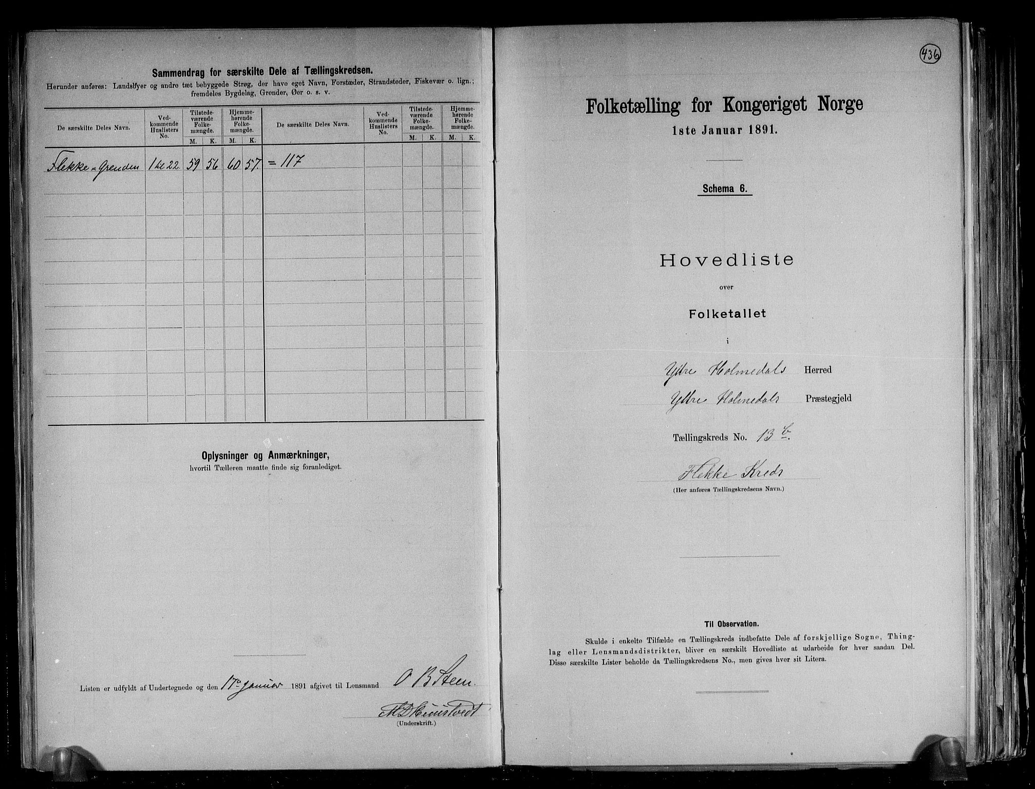 RA, Folketelling 1891 for 1429 Ytre Holmedal herred, 1891, s. 35