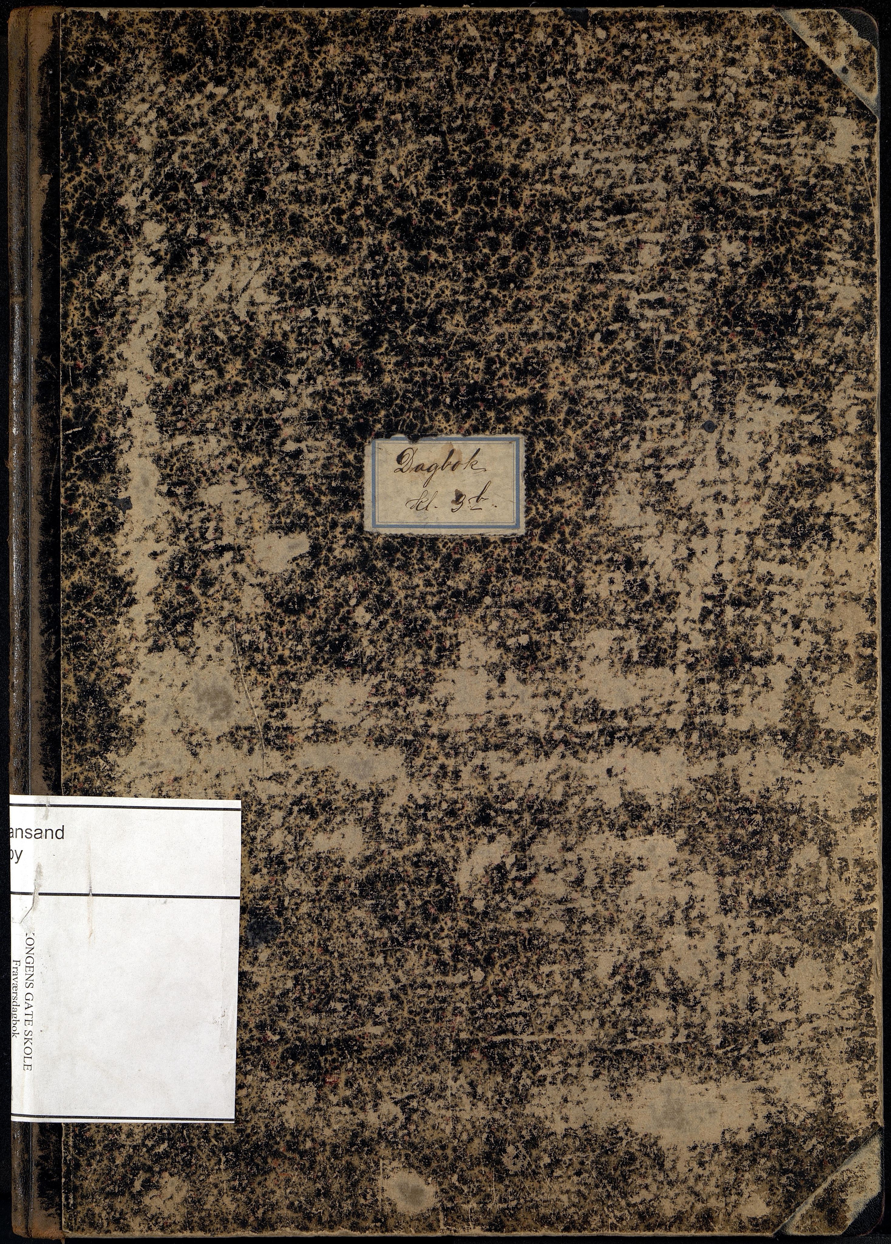 Kristiansand By - Kongensgate Skole, ARKSOR/1001KG560/I/Ia/L0008: Fraværsdagbok, 1916-1926