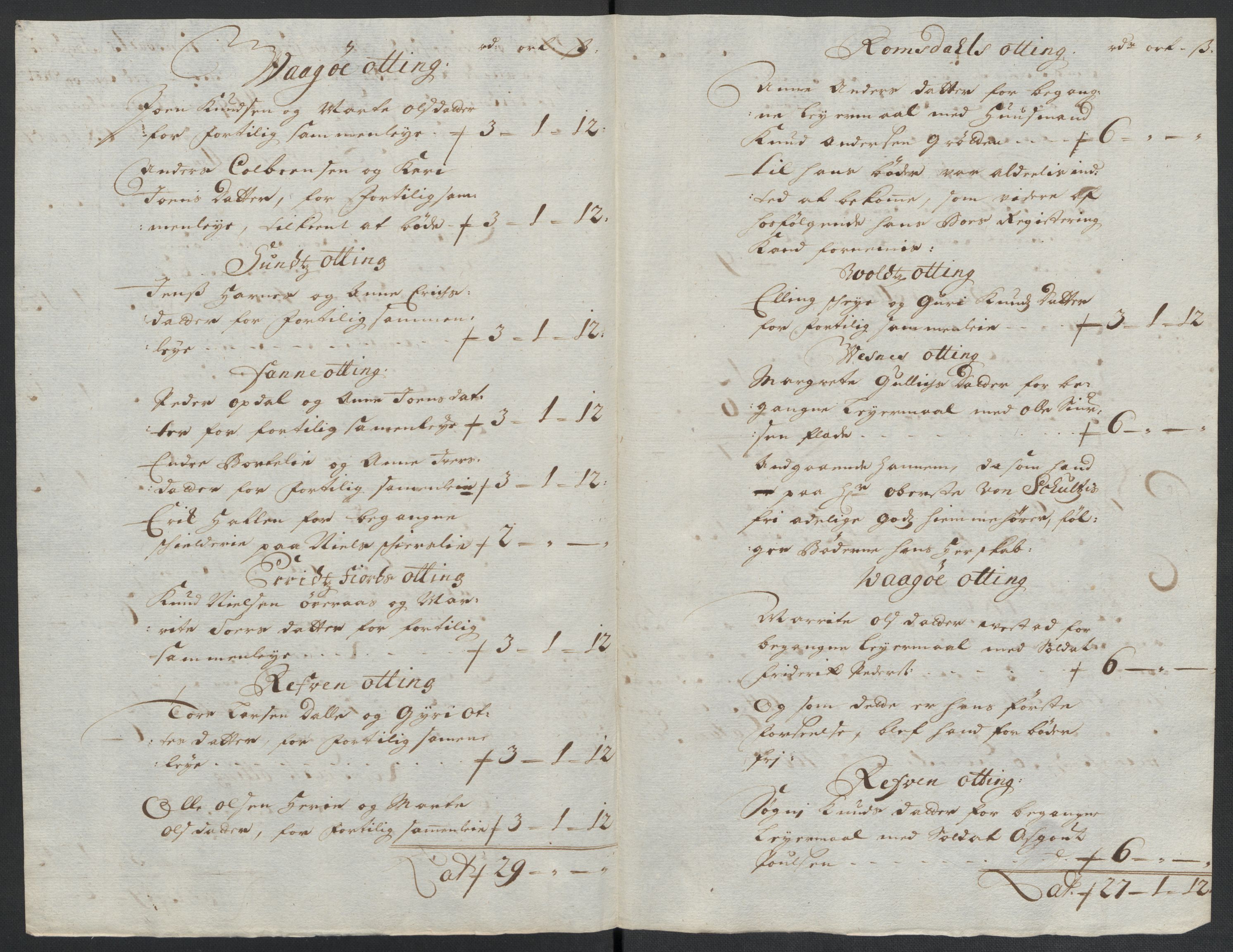 Rentekammeret inntil 1814, Reviderte regnskaper, Fogderegnskap, RA/EA-4092/R55/L3654: Fogderegnskap Romsdal, 1699-1700, s. 288