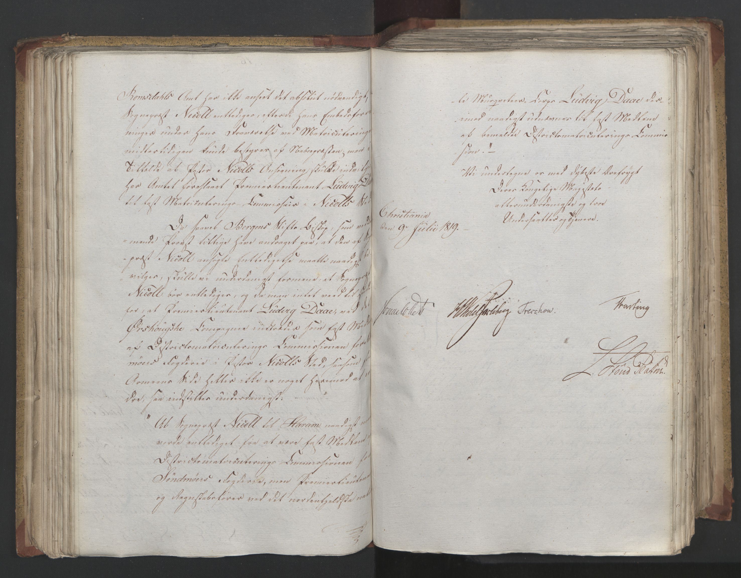 Statsrådsavdelingen i Stockholm, AV/RA-S-1003/D/Da/L0019: Regjeringsinnstillinger nr. 3856-4052, 1819, s. 135