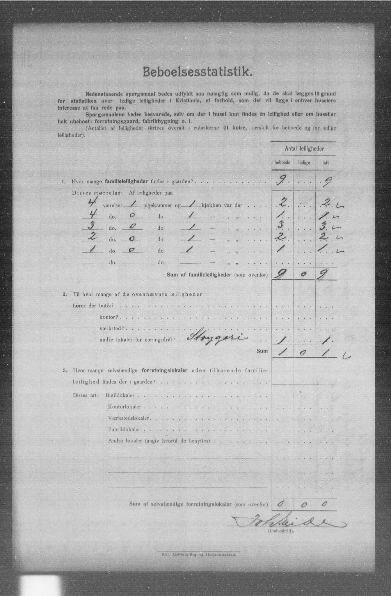 OBA, Kommunal folketelling 31.12.1904 for Kristiania kjøpstad, 1904, s. 8940