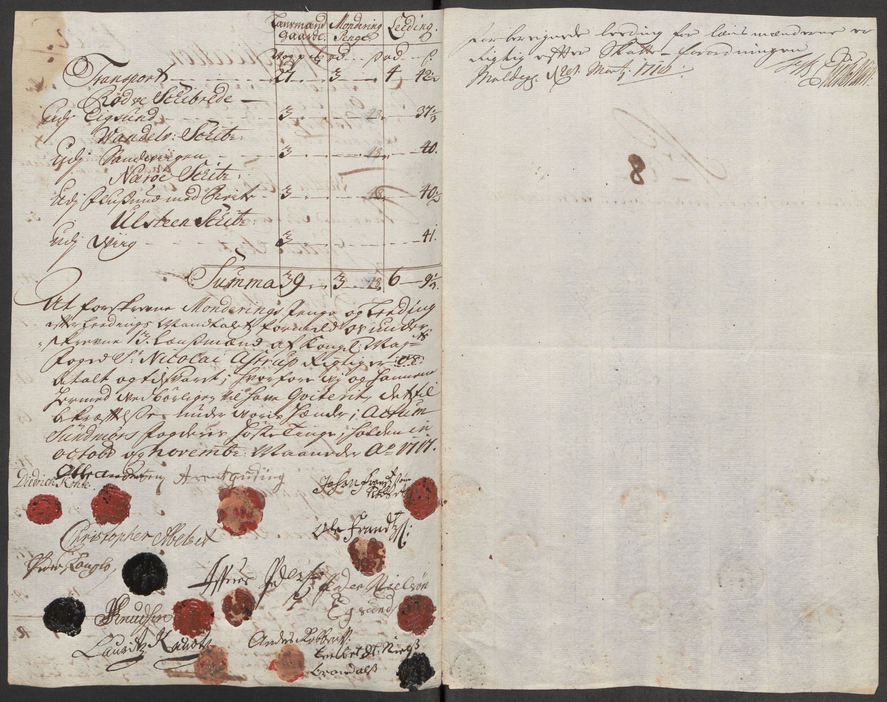 Rentekammeret inntil 1814, Reviderte regnskaper, Fogderegnskap, RA/EA-4092/R54/L3569: Fogderegnskap Sunnmøre, 1717, s. 219