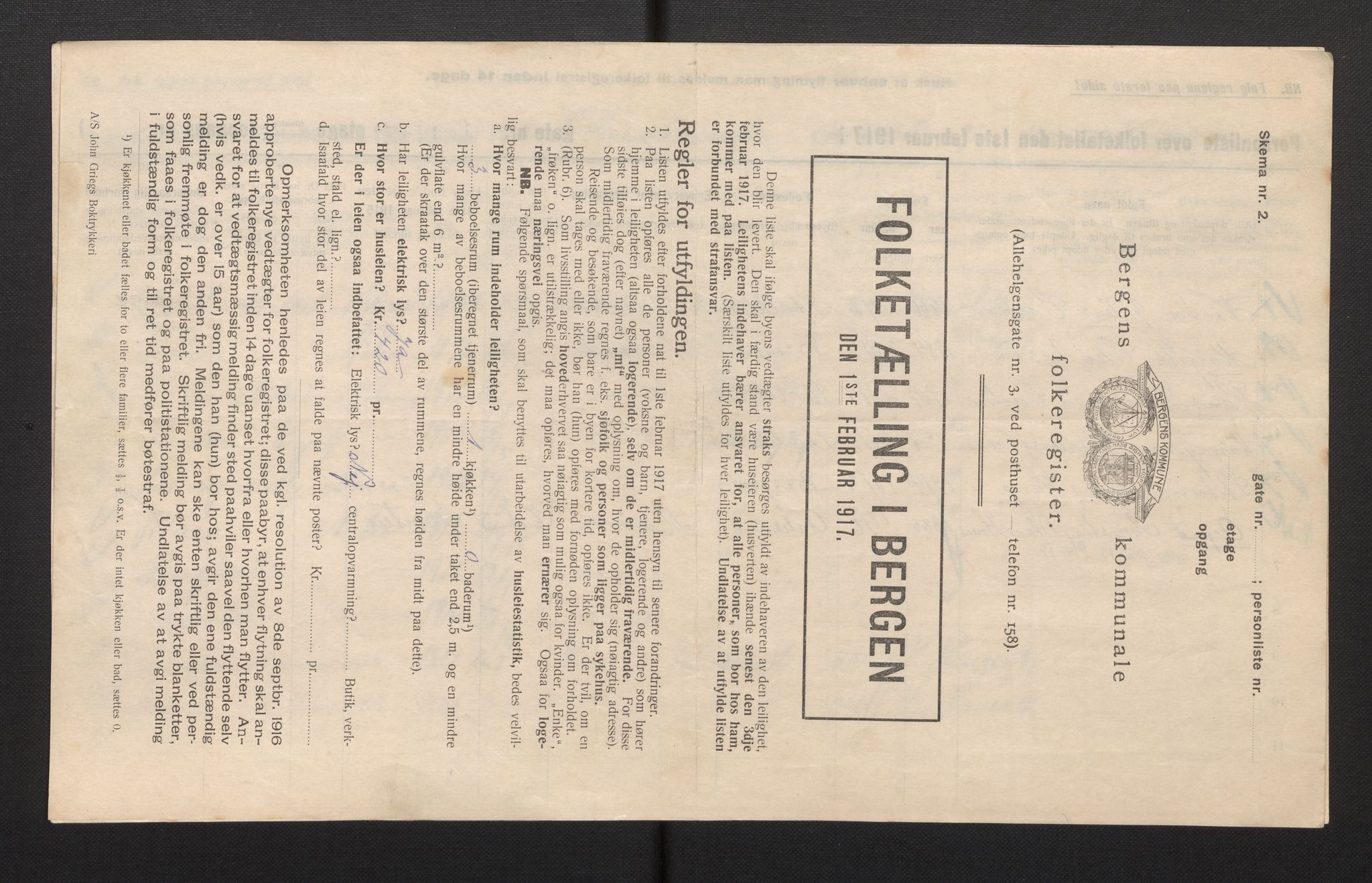 SAB, Kommunal folketelling 1917 for Bergen kjøpstad, 1917, s. 12102