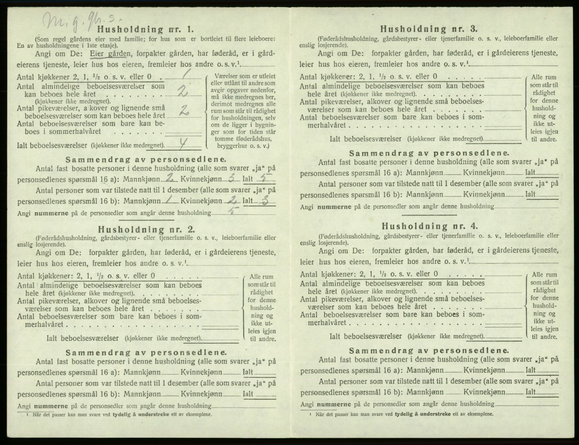 SAB, Folketelling 1920 for 1216 Sveio herred, 1920, s. 163
