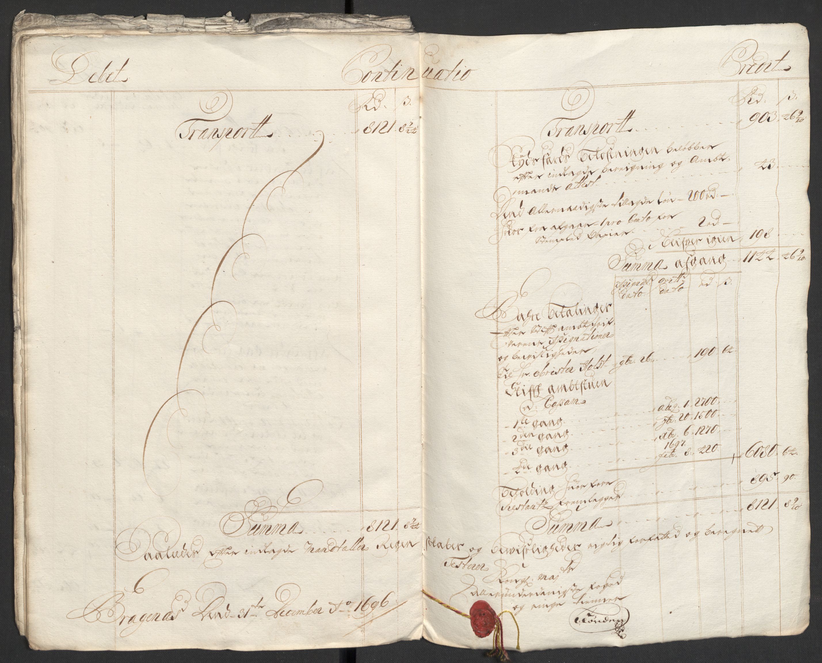 Rentekammeret inntil 1814, Reviderte regnskaper, Fogderegnskap, AV/RA-EA-4092/R22/L1453: Fogderegnskap Ringerike, Hallingdal og Buskerud, 1696, s. 23