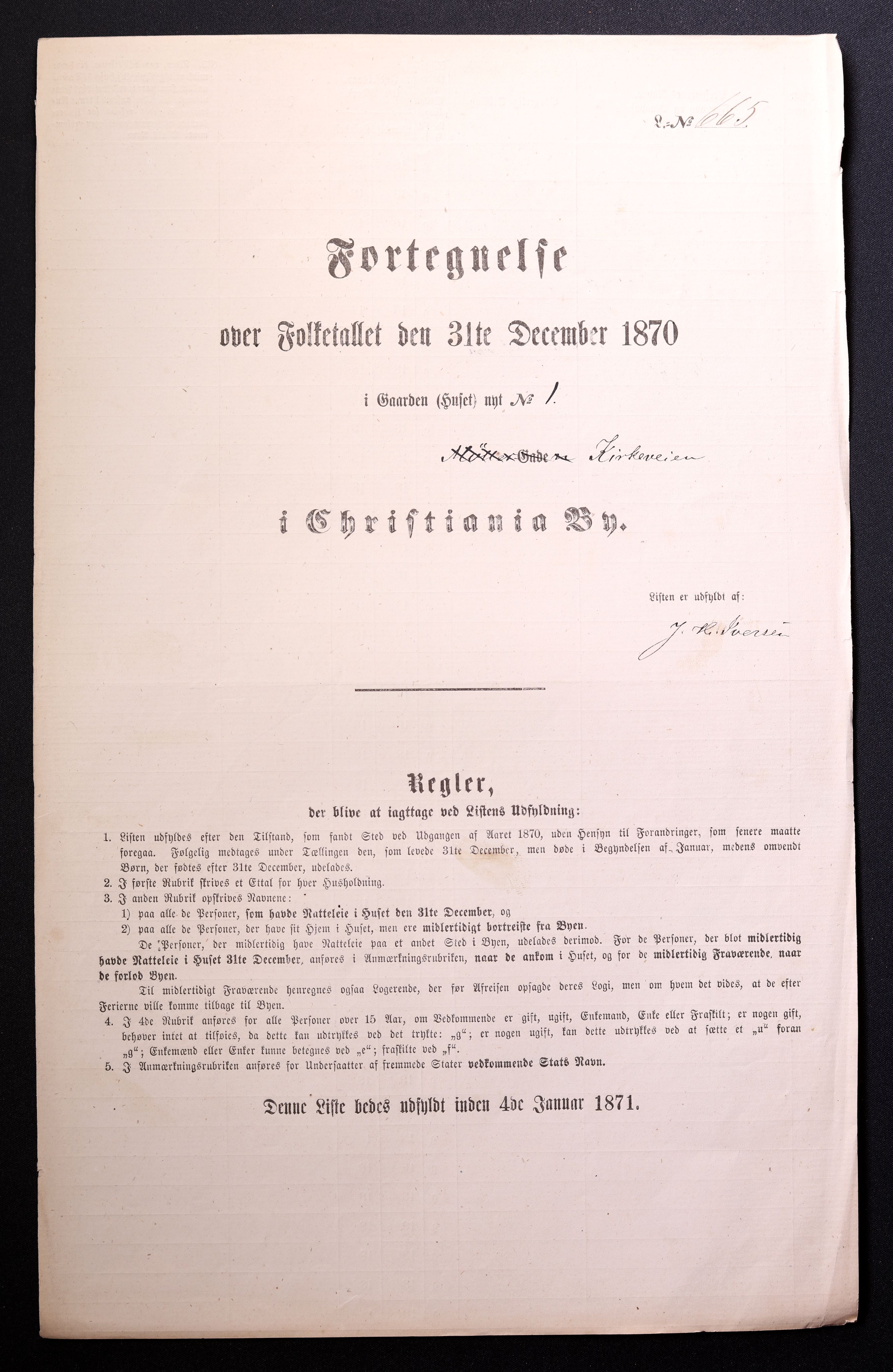 RA, Folketelling 1870 for 0301 Kristiania kjøpstad, 1870, s. 1526